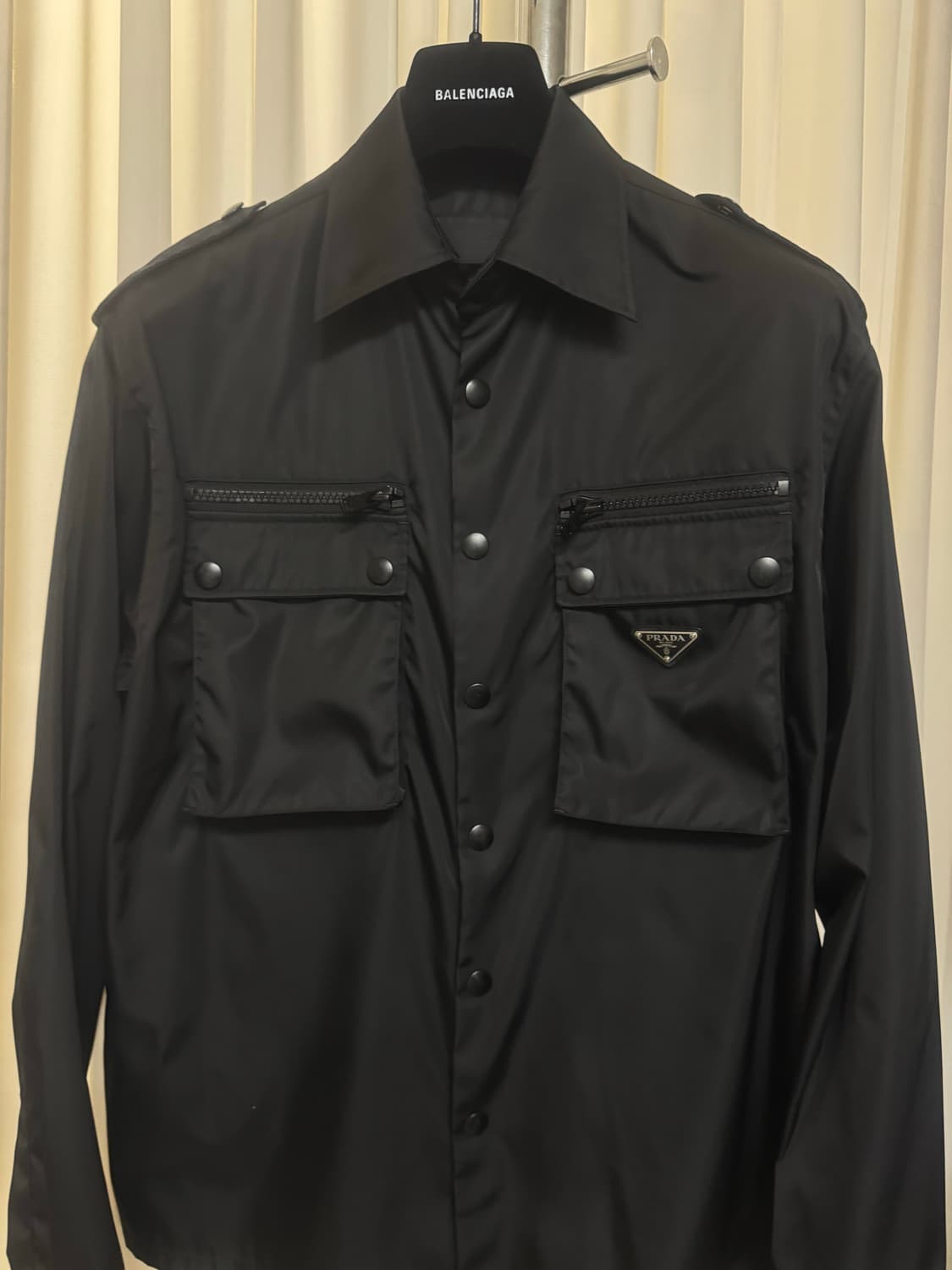 프라다  PRADA  나일론 개버딘  셔츠 쟈켓 SC489 상품이미지7