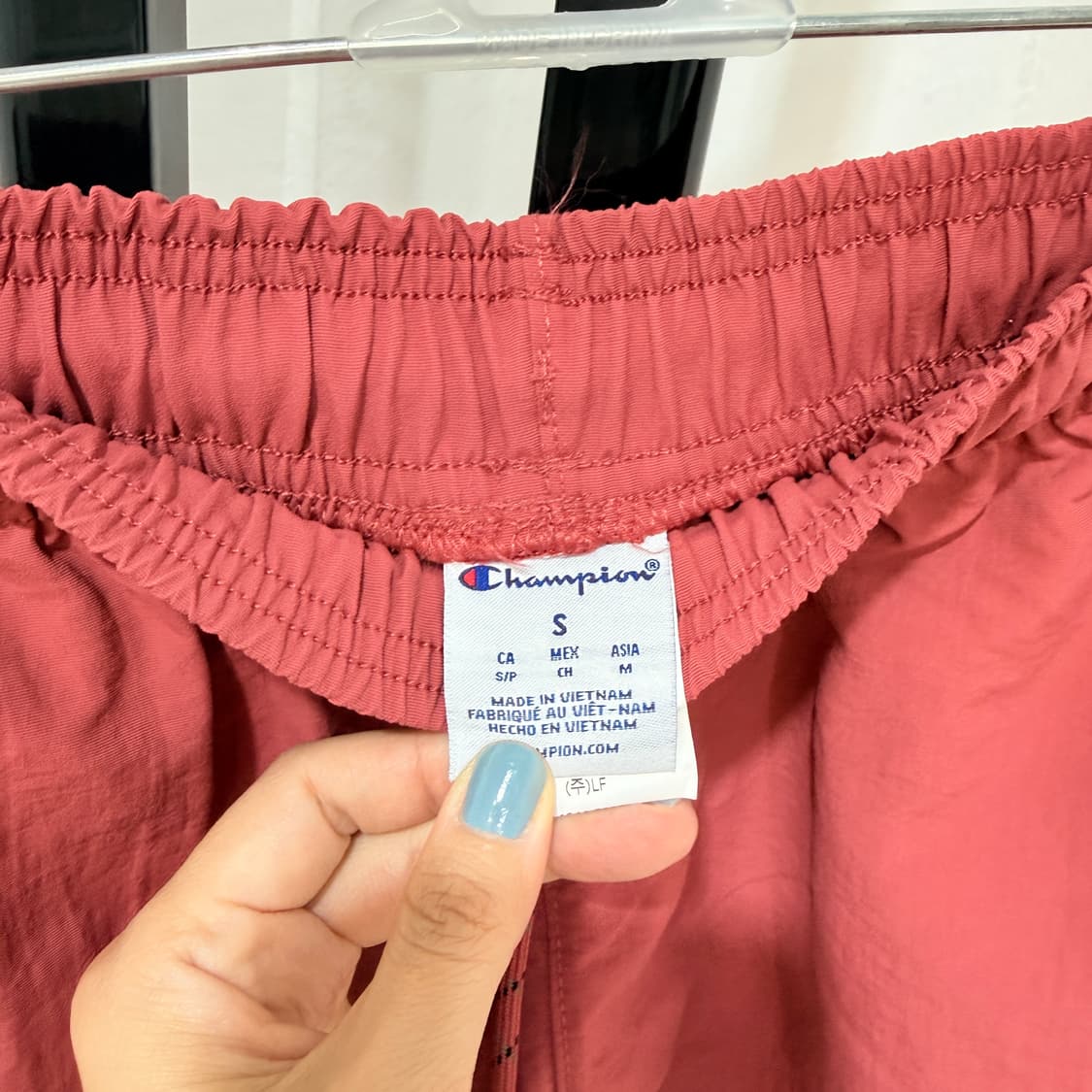 (S)챔피온 바스락 나일론 카고반바지 밴딩숏츠 4641 상품이미지3