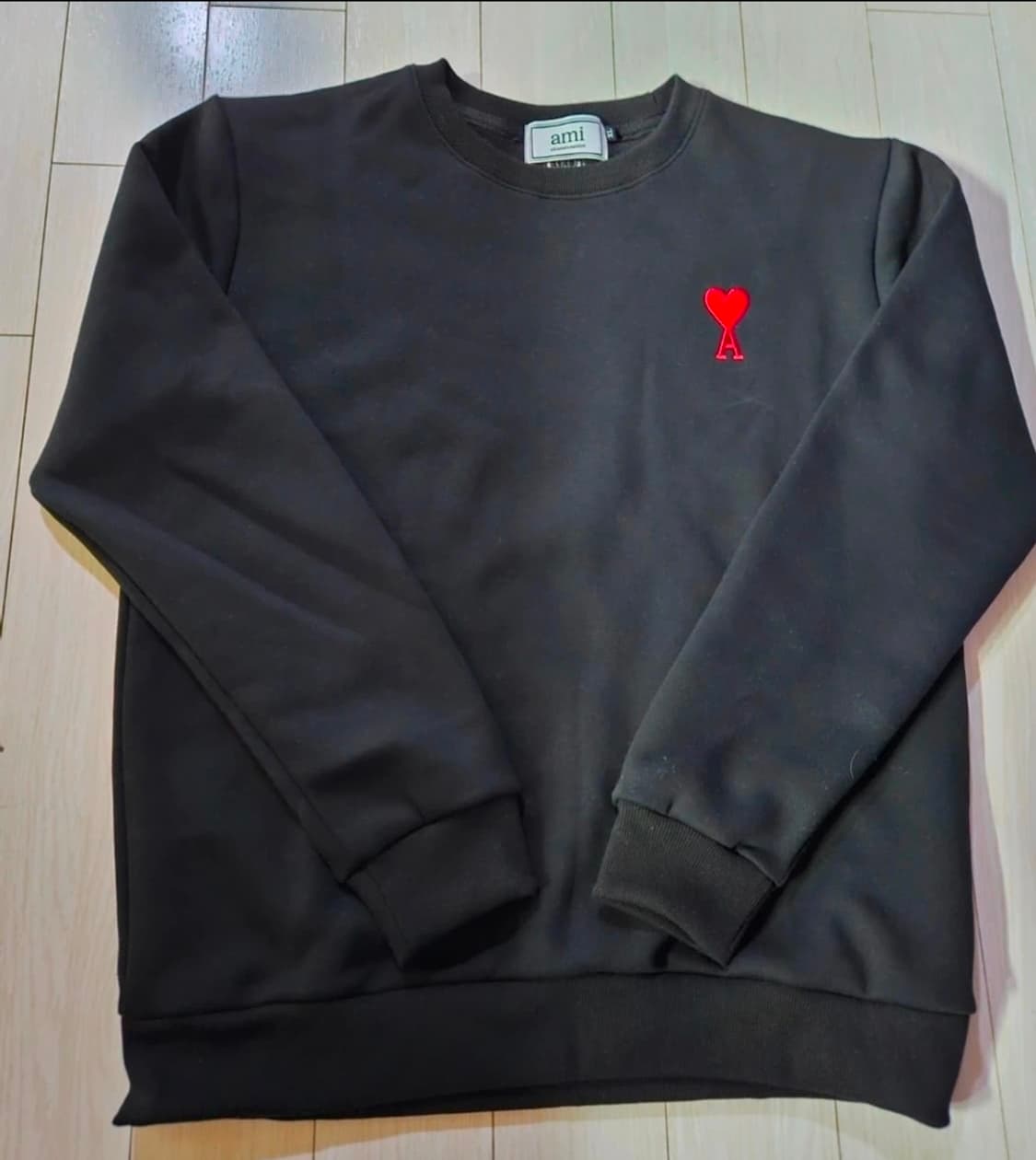 아미 하트기모 맨투맨 상품이미지1