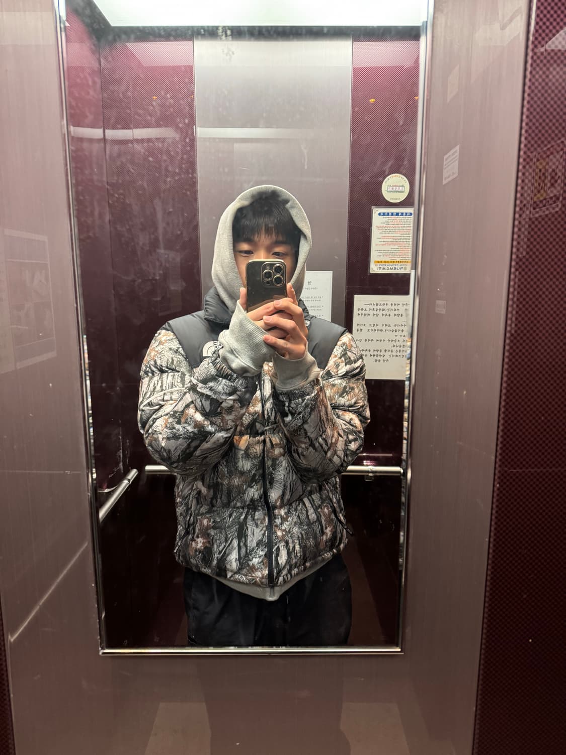 노스페이스 NJ1DQ56B 남성 1996 노벨티 눕시 자켓 _카모 상품이미지3