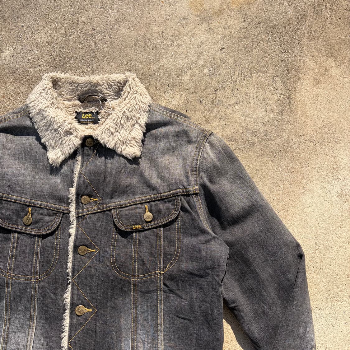 90s LEE 빈티지 쉐르파 데님자켓 L 상품이미지2
