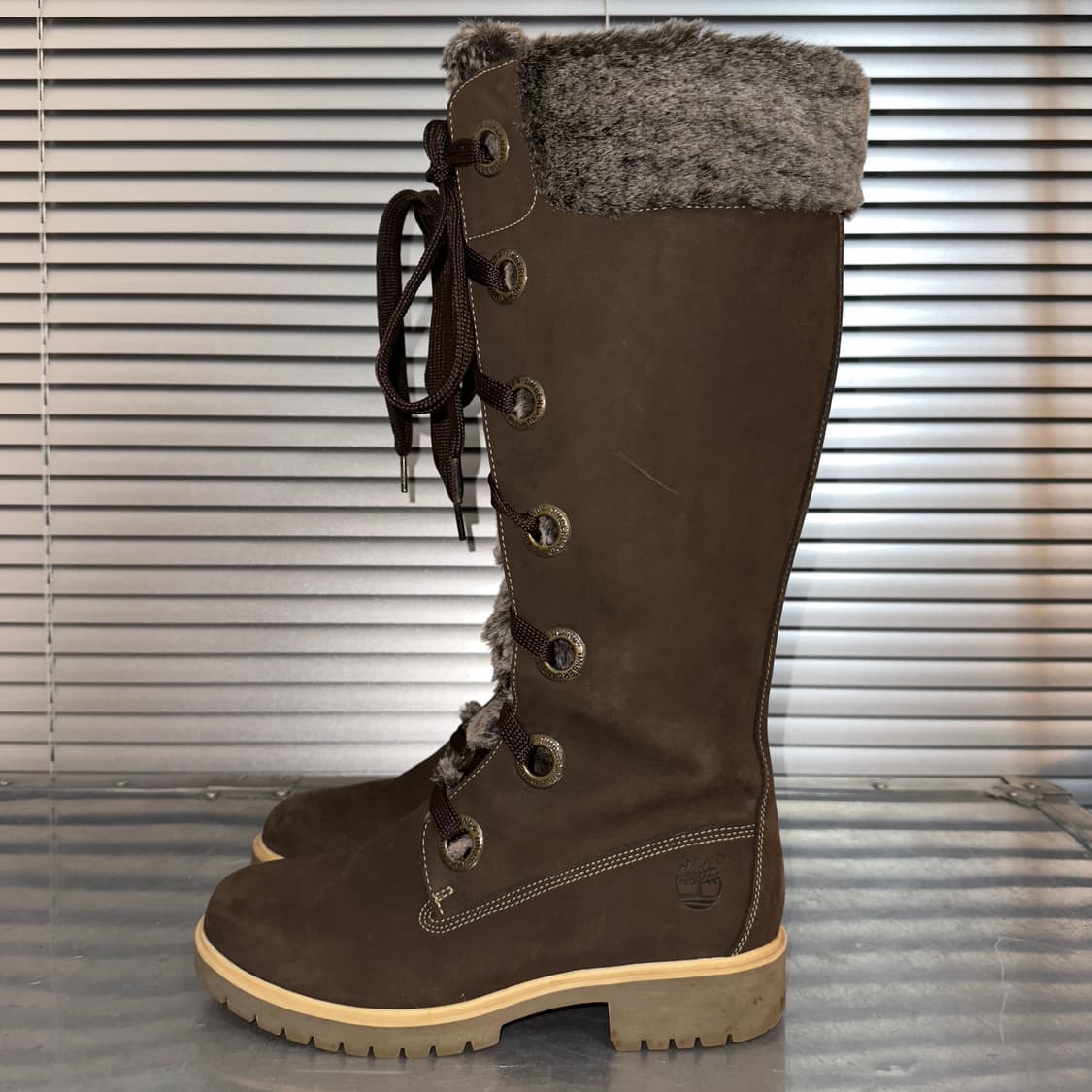 00s 레어 팀버랜드 롱 털 부츠 새상품 상품이미지4