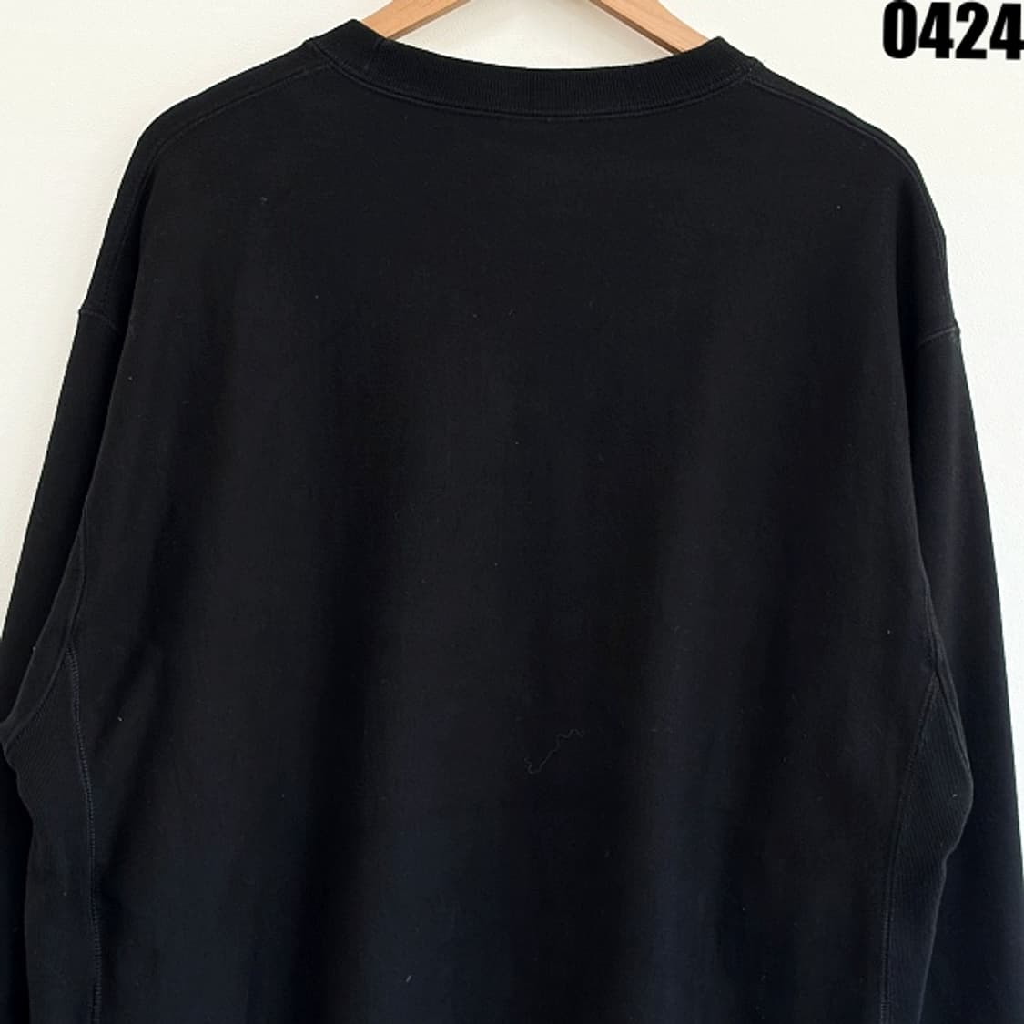 챔피온 블랙 맨투맨 스웻셔츠 XL 0424 상품이미지9