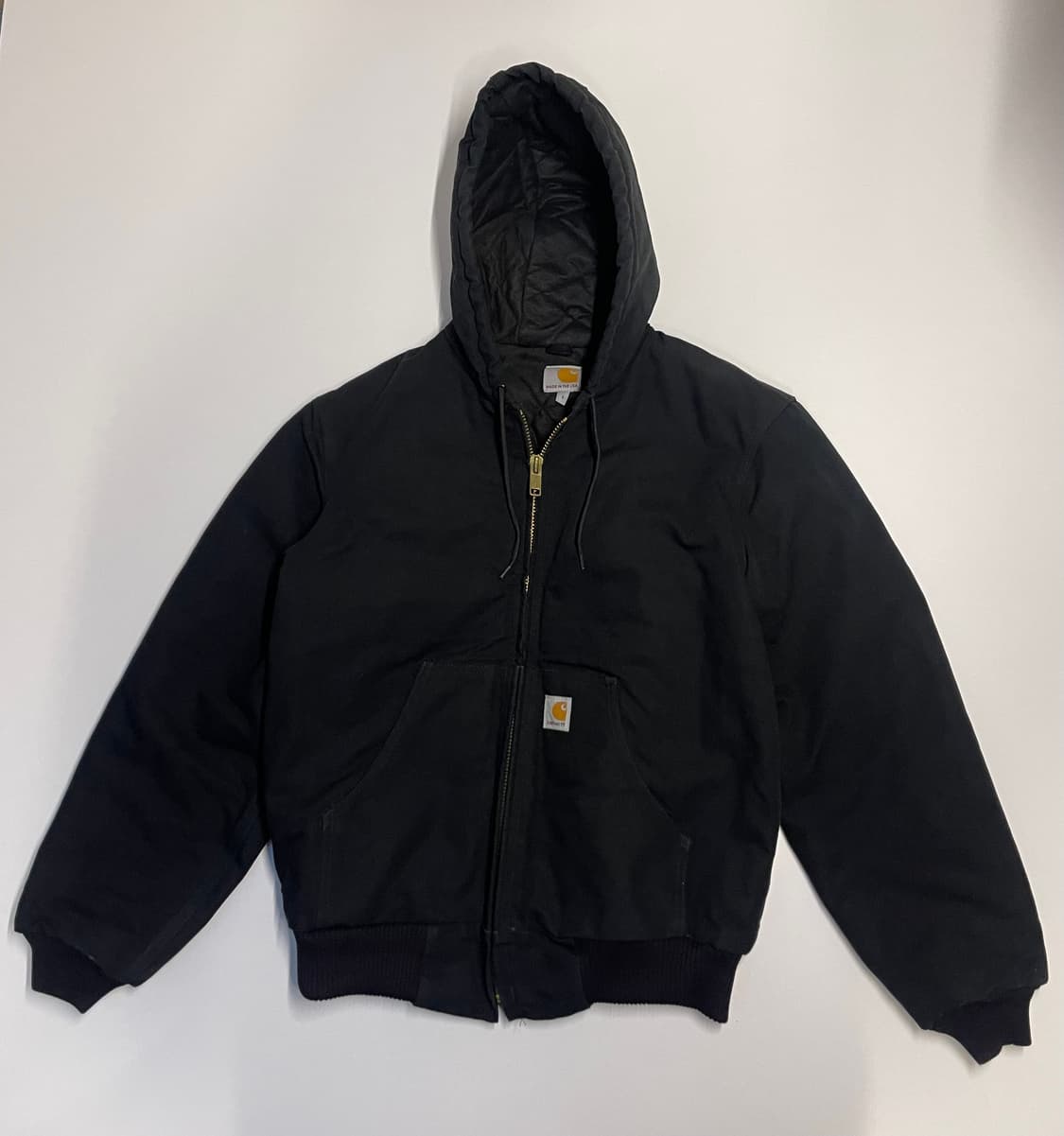 칼하트 J140 덕 액티브 후드 자켓 블랙 S 상품이미지2