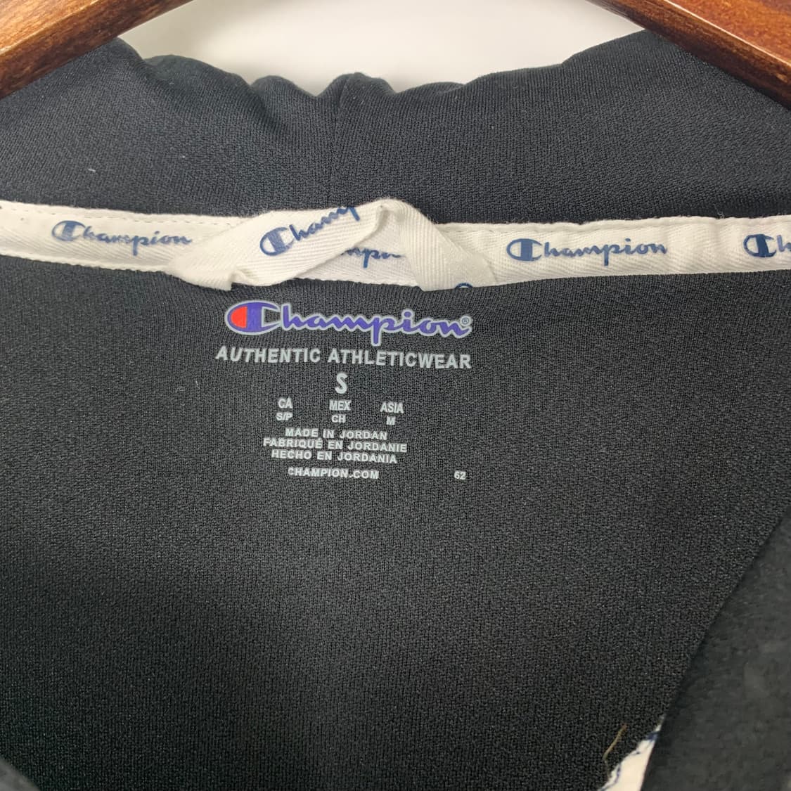 챔피온 블랙 쉐르파 플리스 후드집업 자켓 상품이미지7