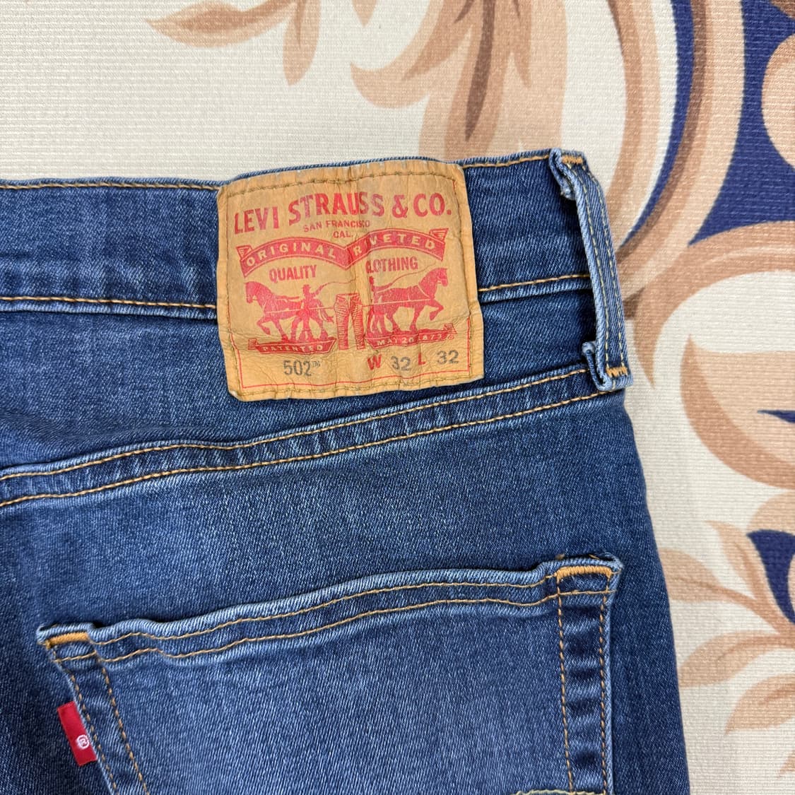 (32)리바이스Levis502 워싱 데님팬츠 상품이미지2