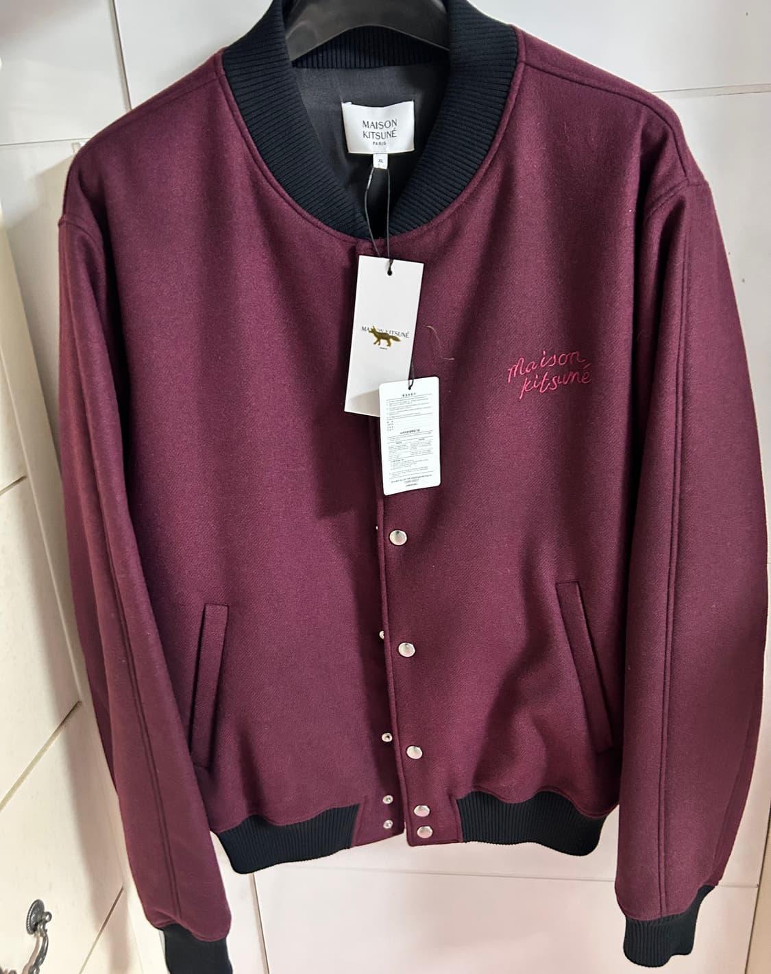 메종키츠네 테디 레드스타, 봄버 자켓 상품이미지1