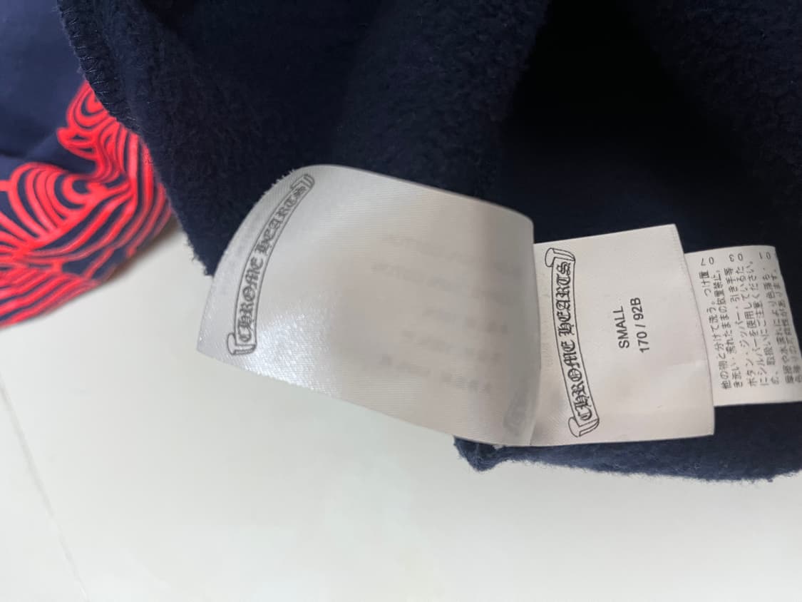 크롬하츠 홀스슈 플로랄 후드 네이비 상품이미지8