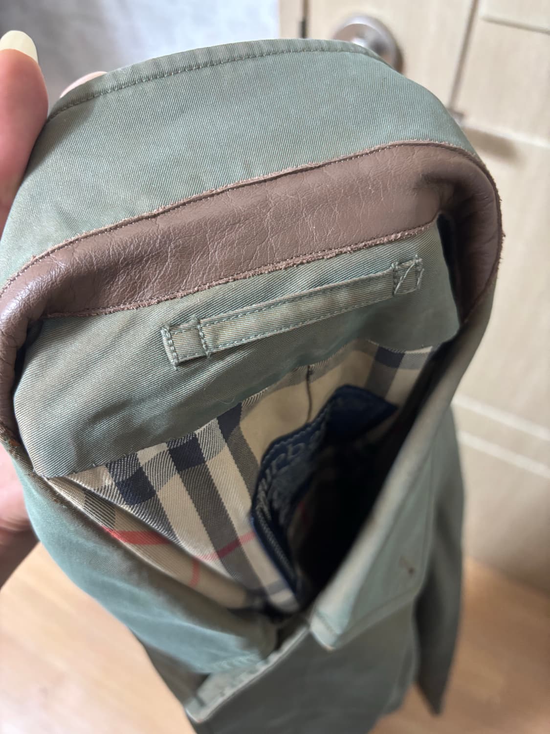 버버리 스타일 트렌치코트 카키 상품이미지10