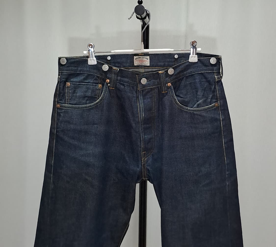 (택포) 아웃스탠딩 1201 초기 롤업 데님팬츠 32 B53 상품이미지2