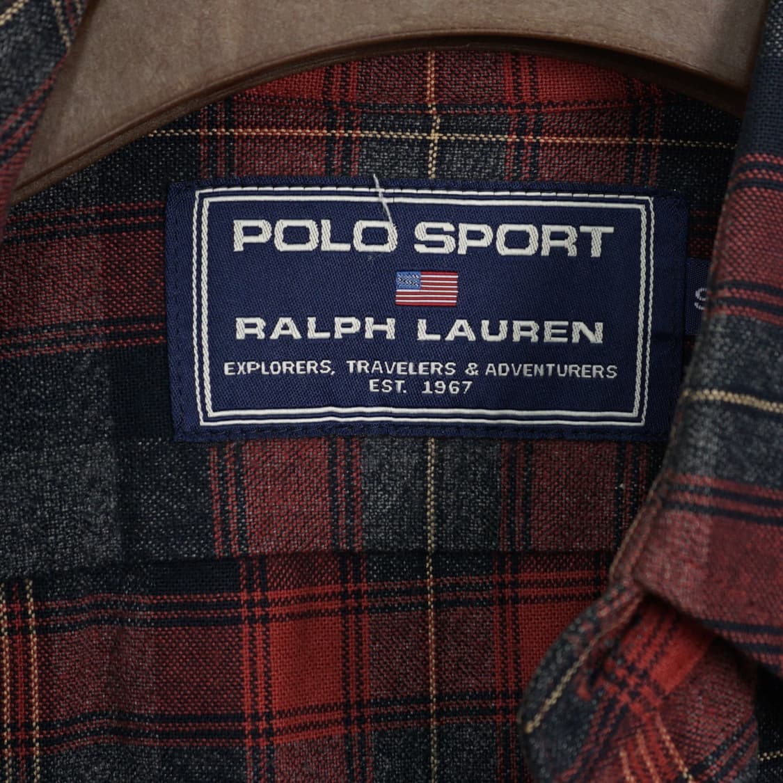 폴로 스포츠 00s 빈티지 체크 셔츠 90size 상품이미지7