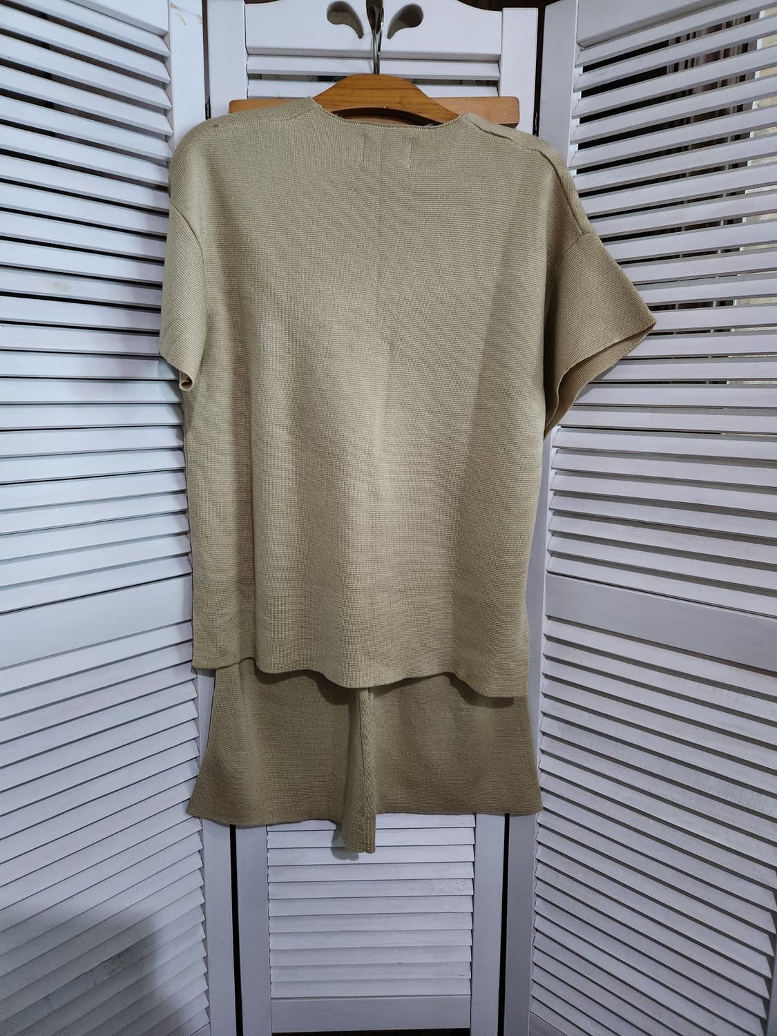 Sand Beige 니트 상하 세트 상품이미지2