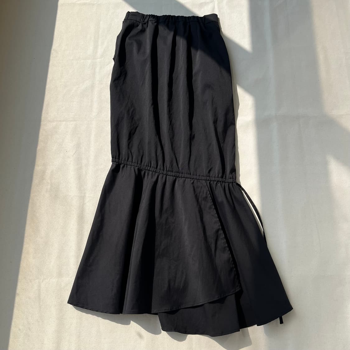 SLY 셔링 드로우스트링 롱 스커트 상품이미지6