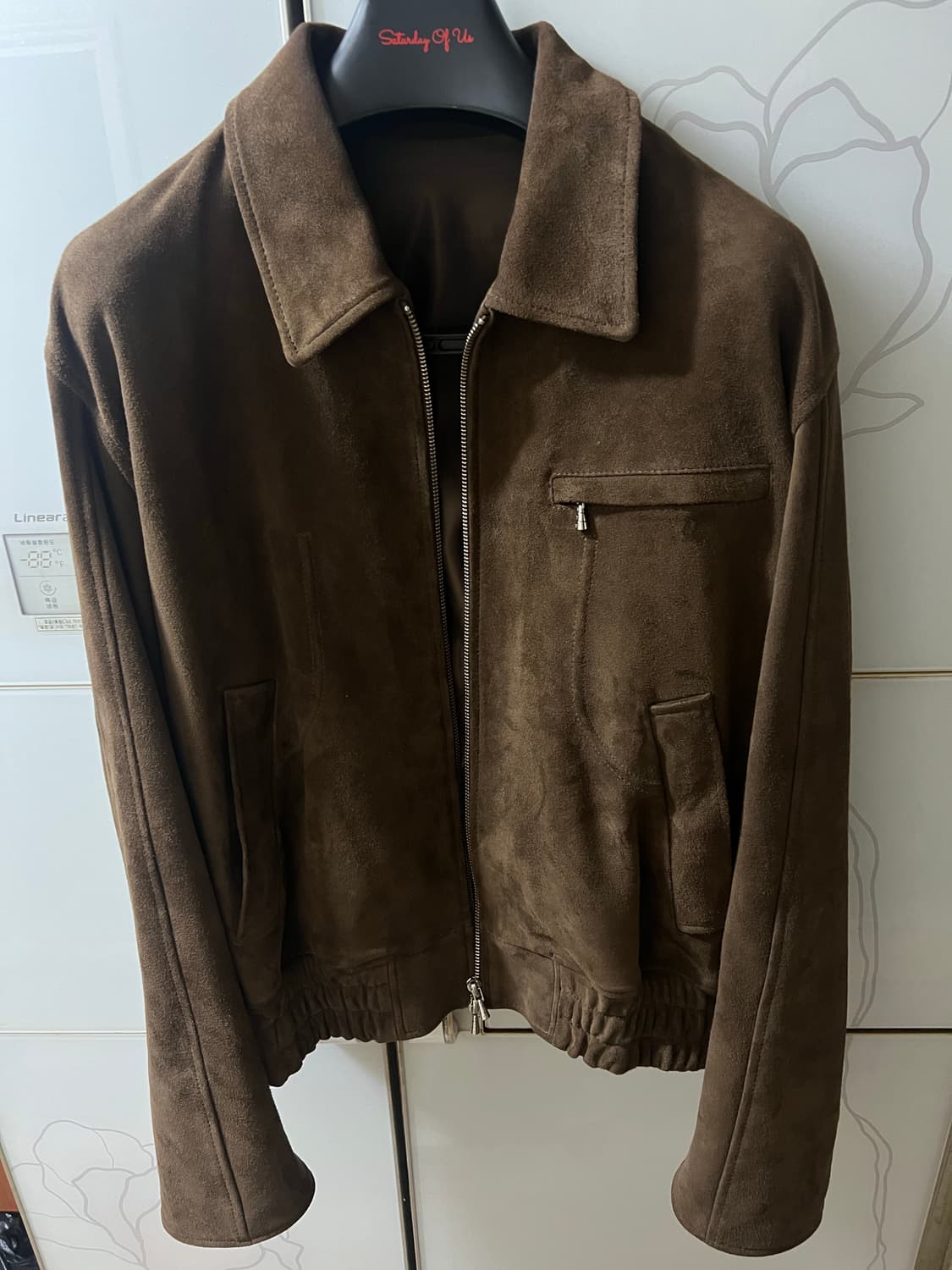 stu 고트 스웨이드 블루종 브라운 M 상품이미지5