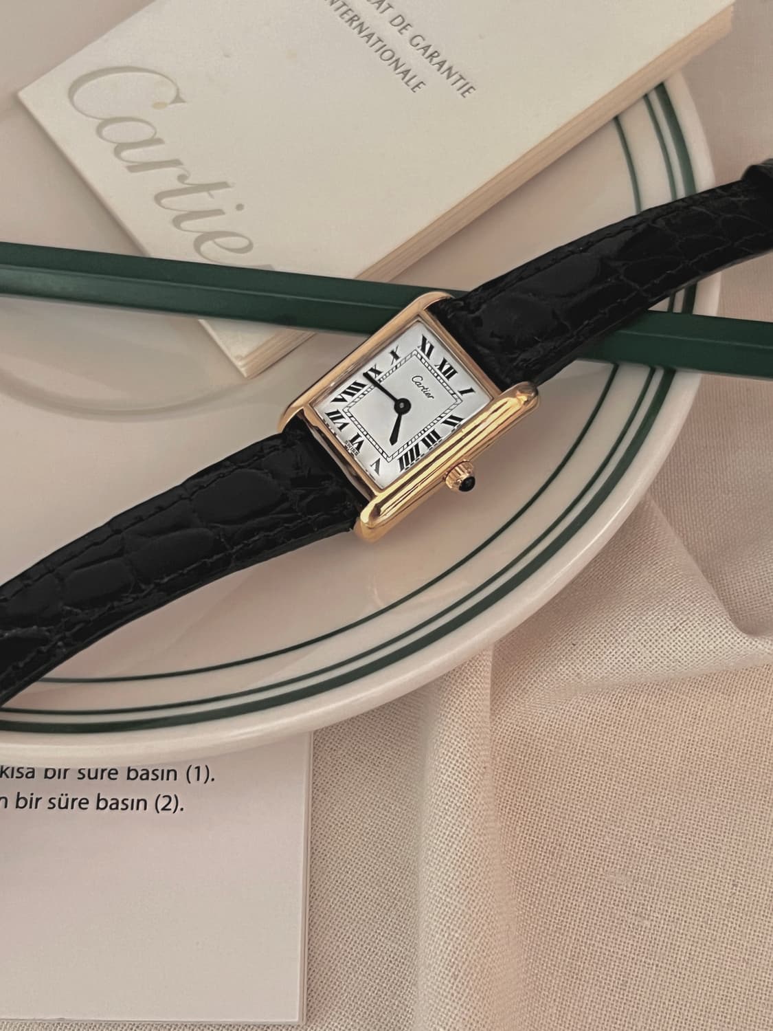 까르띠에 탱크 스몰 빈티지 여성 시계 / 정품감정.케어 상품이미지9