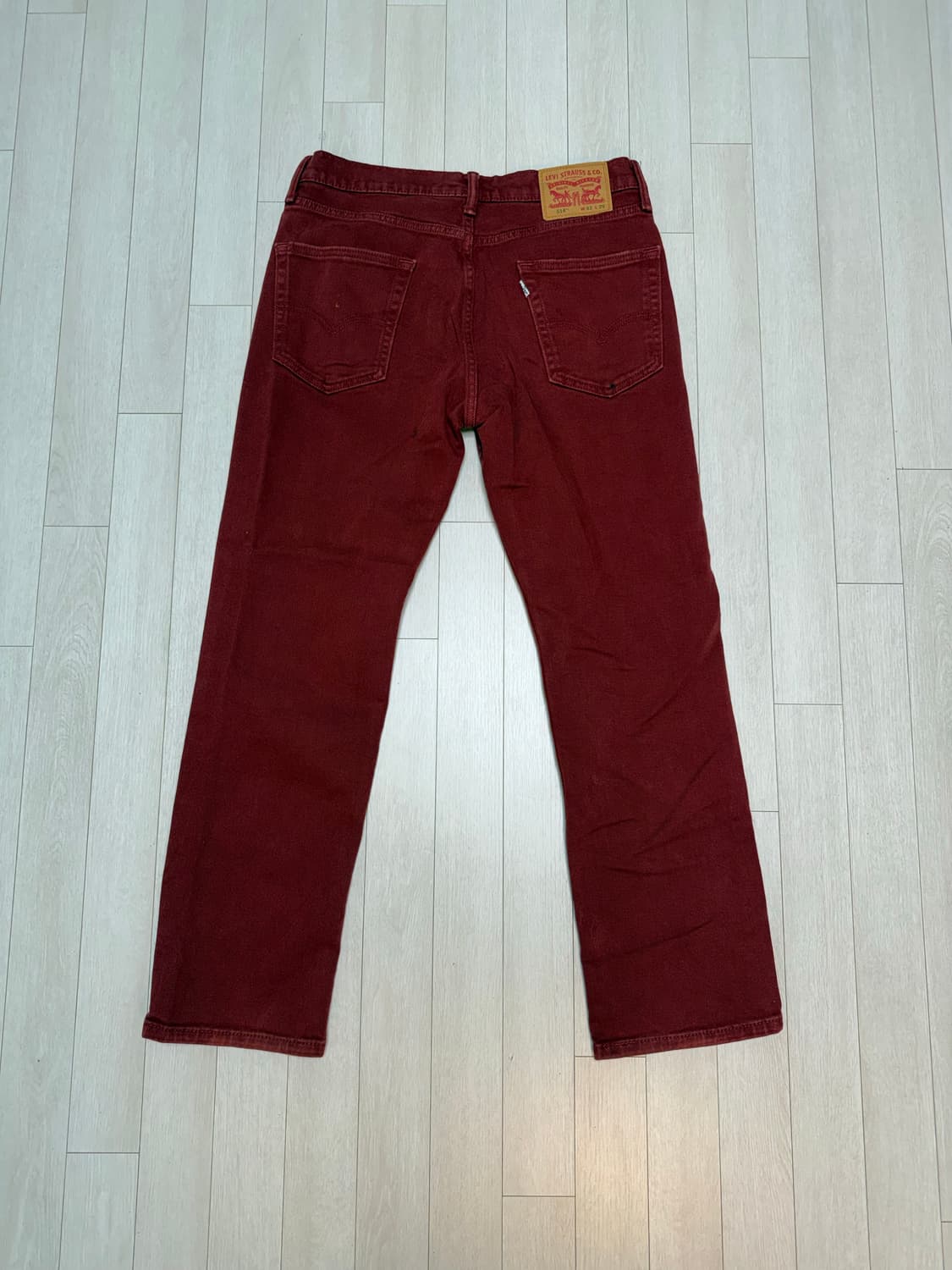 리바이스 514 레드데님팬츠 32-33 size 상품이미지2