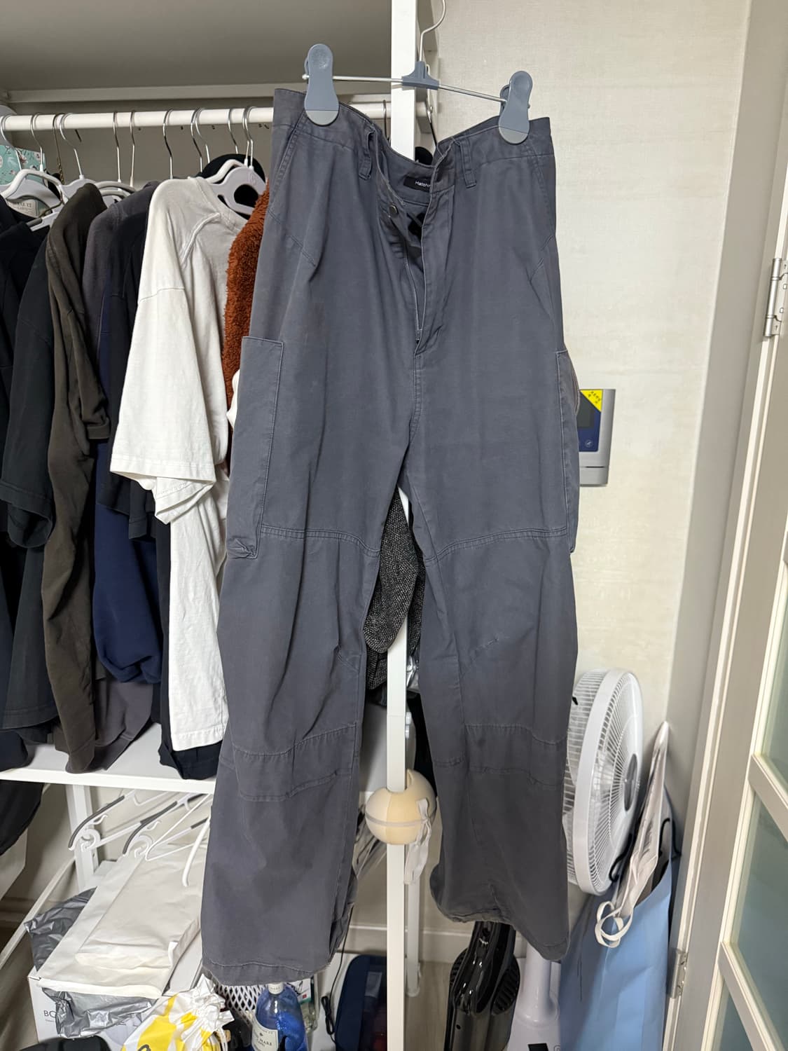 해칭룸 집카고 팬츠 페이드 네이비 2size 상품이미지2