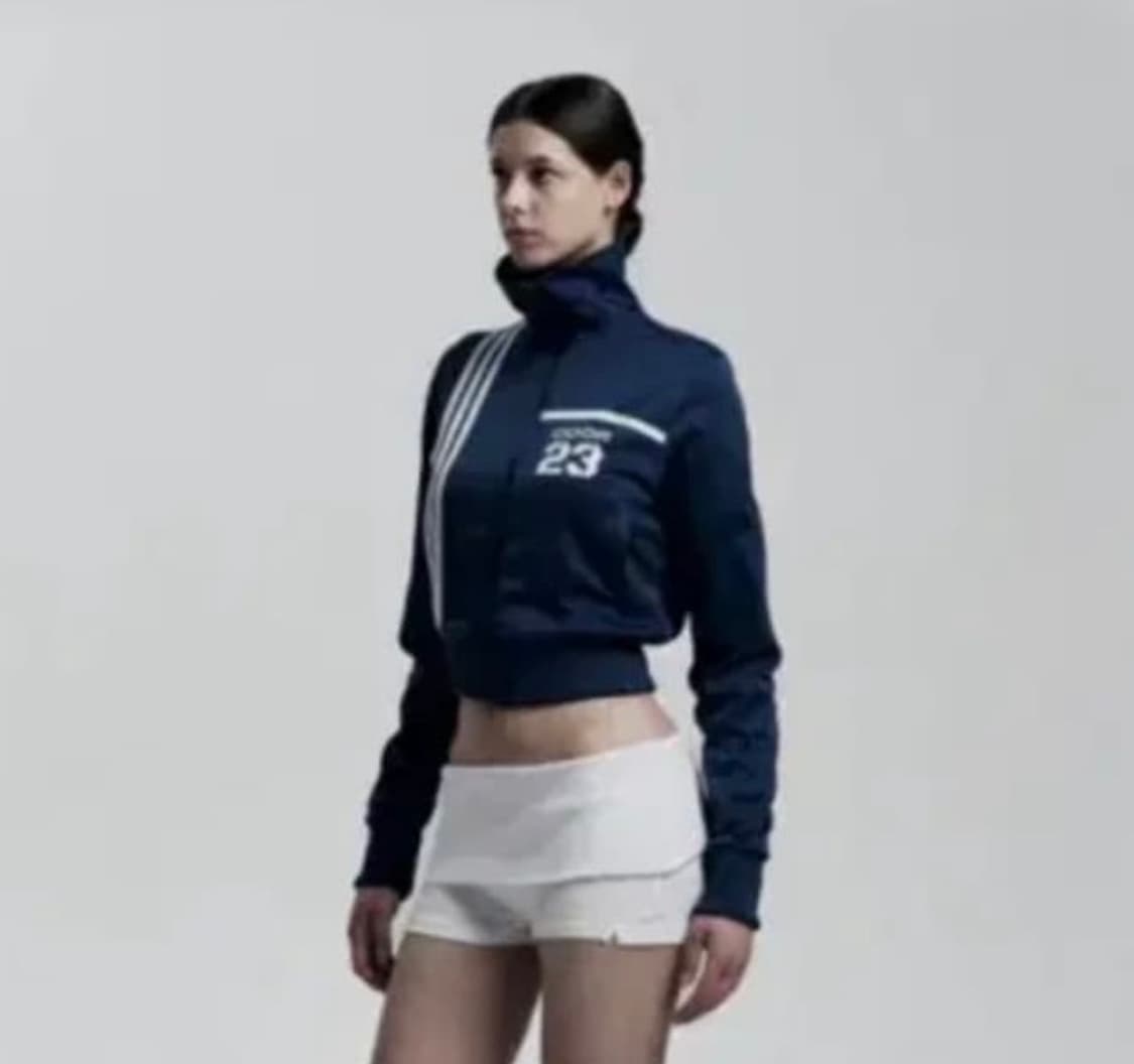 오도어 23 크롭 트랙탑 블루 상품이미지1