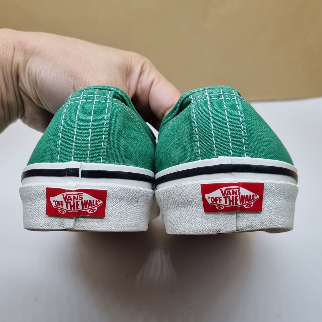 반스 어센틱 에너하임. 그린 스니커즈 275. 상품이미지4