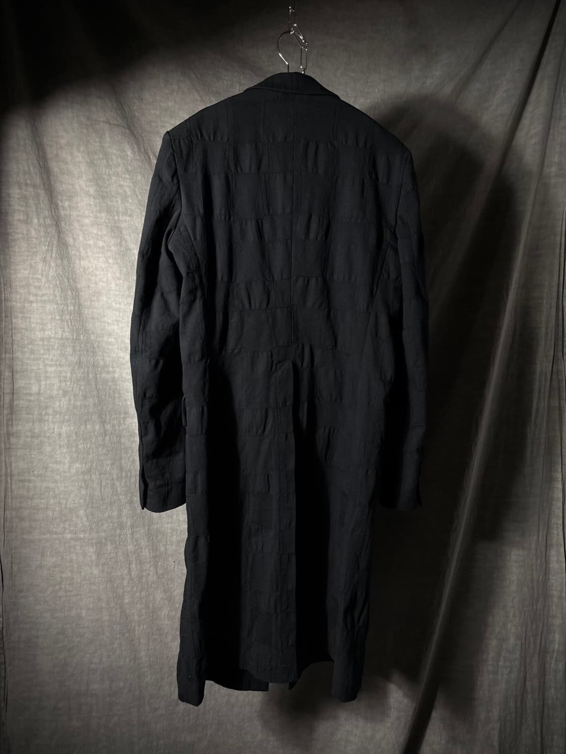 D.HYGEN Patch Tuck Textured Long Coat    상품이미지5