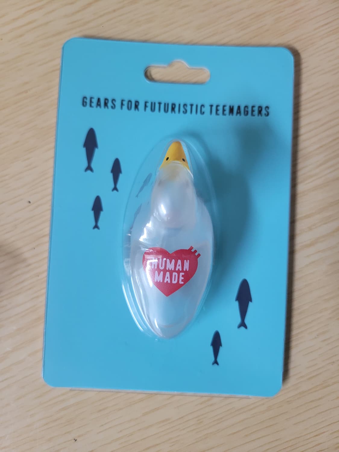 휴먼 메이드 덕 PVC 키 체인 클리어 상품이미지1