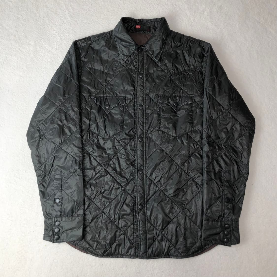 디젤 웨스턴 무드 패딩 셔츠자켓 상품이미지1