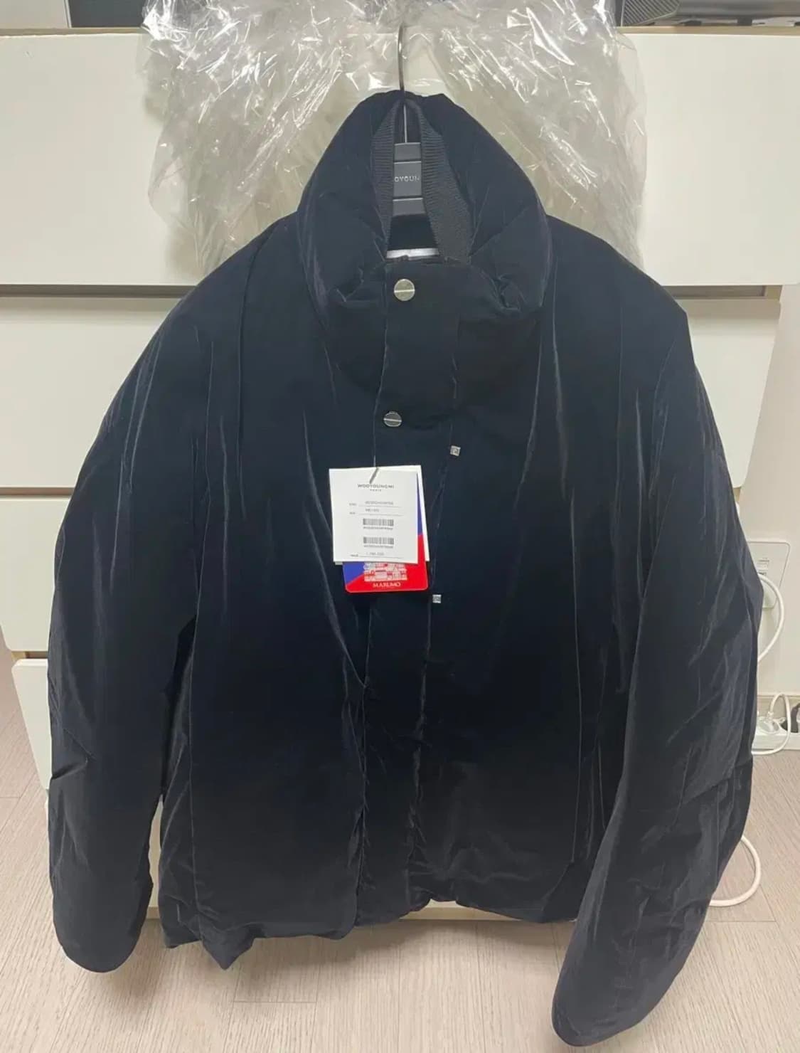 우영미 23fw 하이넥 패딩 48 블랙 상품이미지1