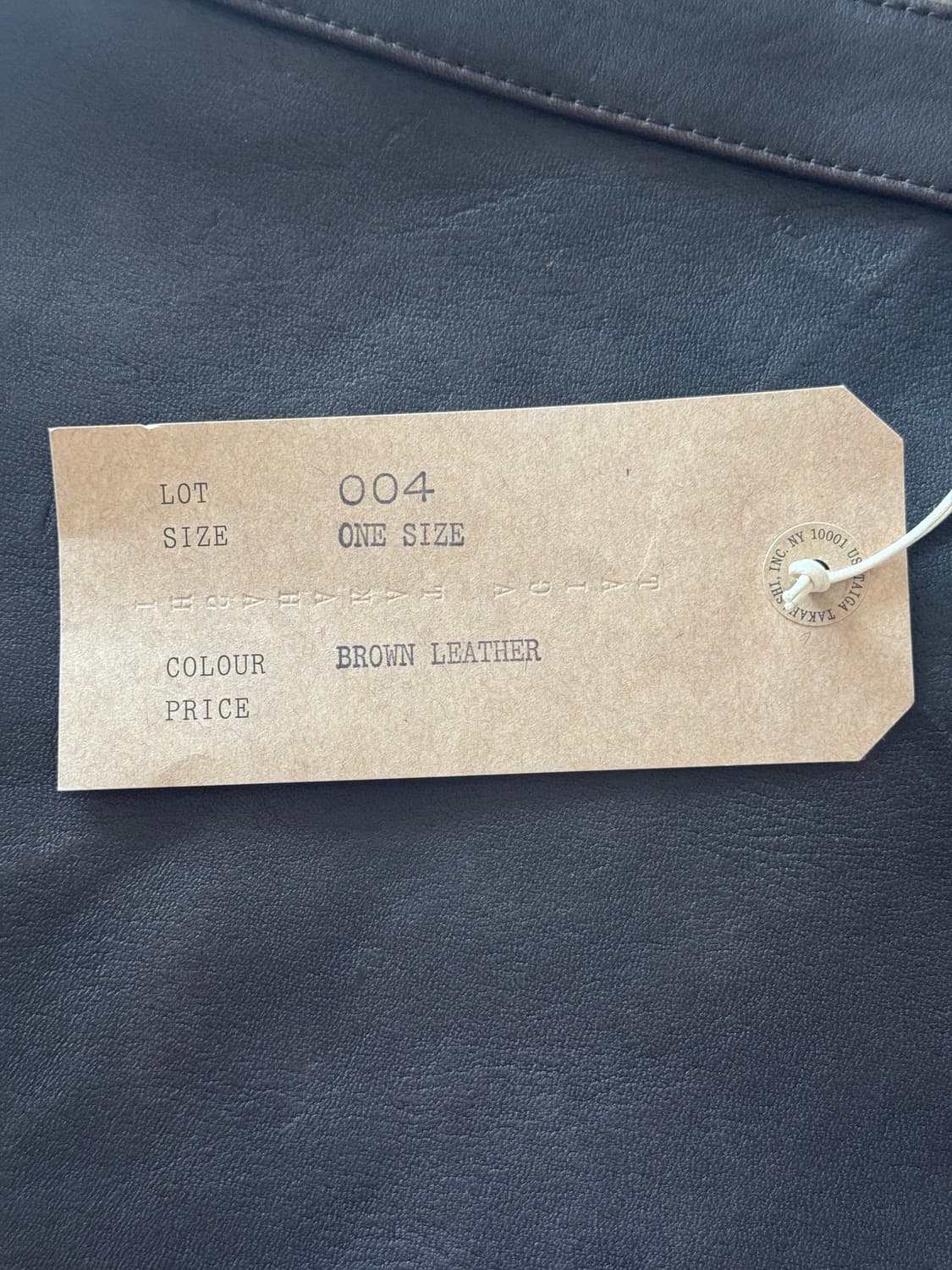 26SS 타이가 타카하시 T.T Lot.004 뉴스보이백 홀스레더 브라운 상품이미지6