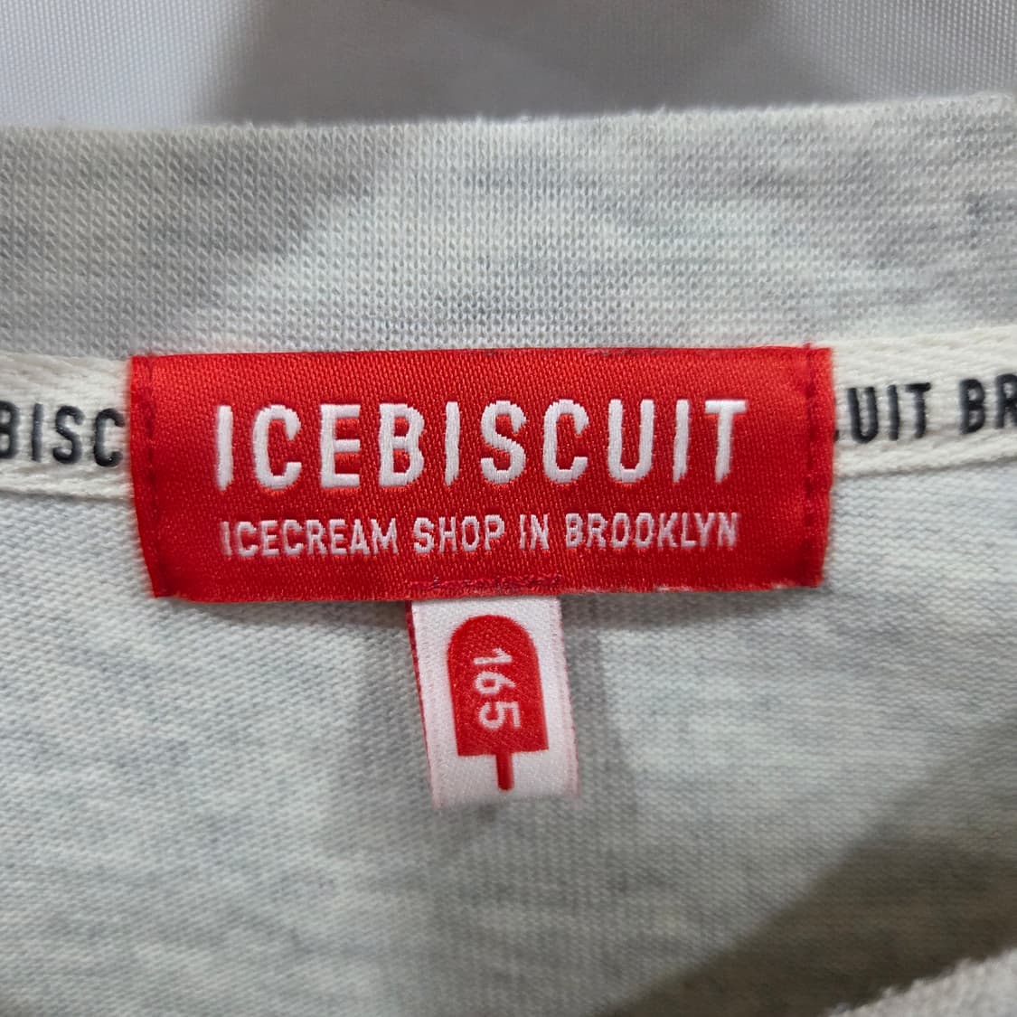 아이스비스킷 키즈 프린팅 롱슬리브 165  상품이미지3