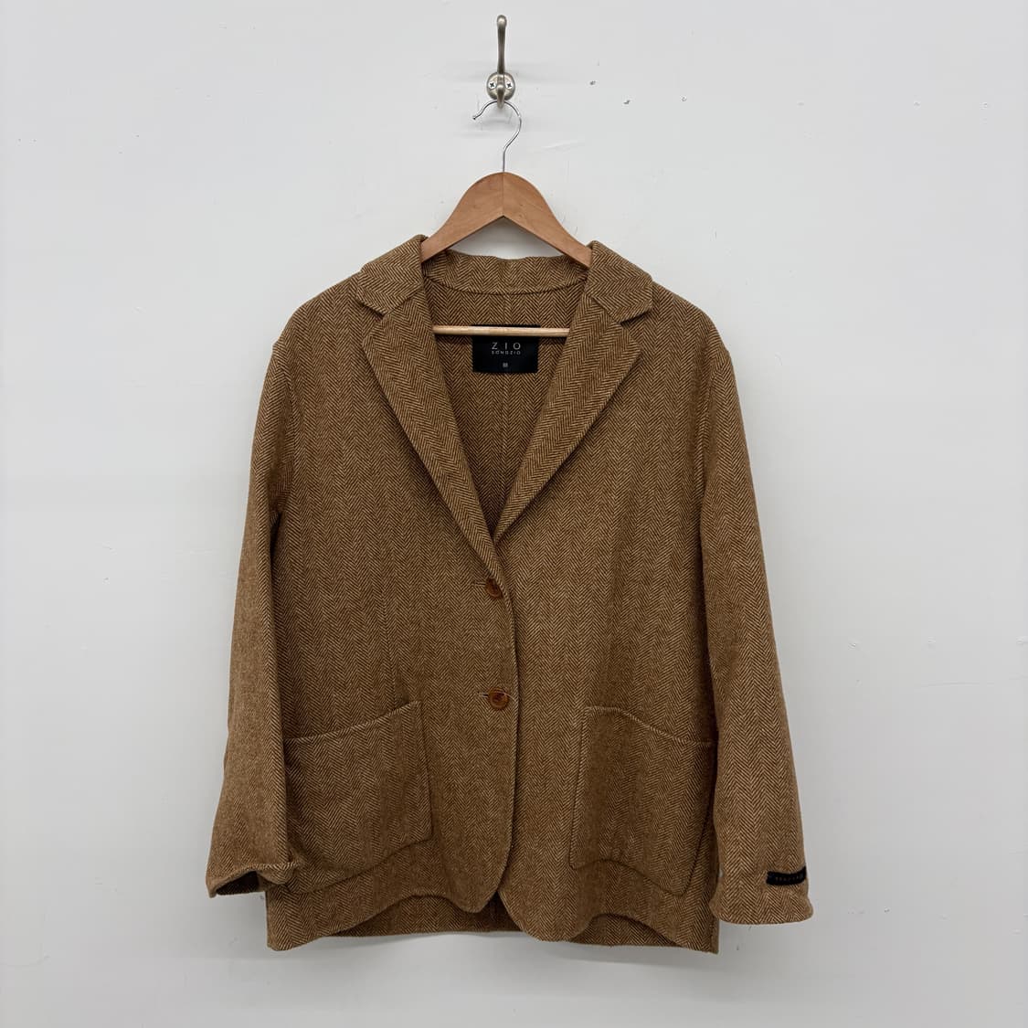 ZIO SONGZIO 헤링본 자켓 여성 XL 상품이미지1