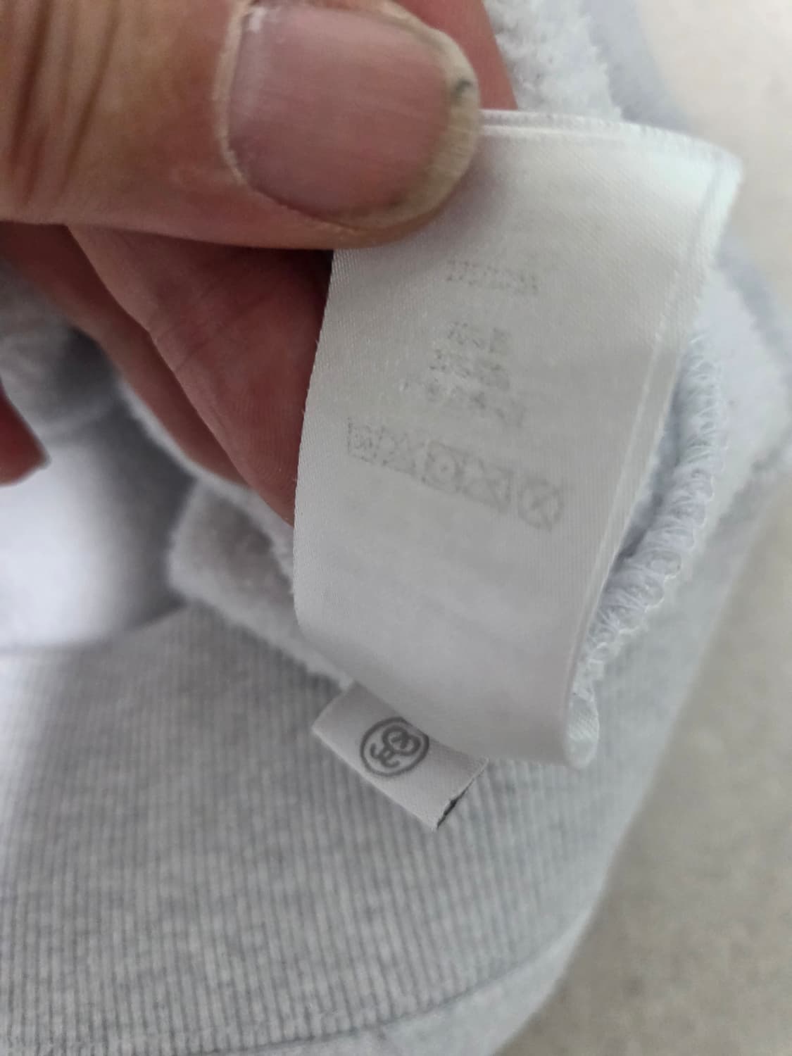 스투시 베이직 로고 후드티 그레이 상품이미지8