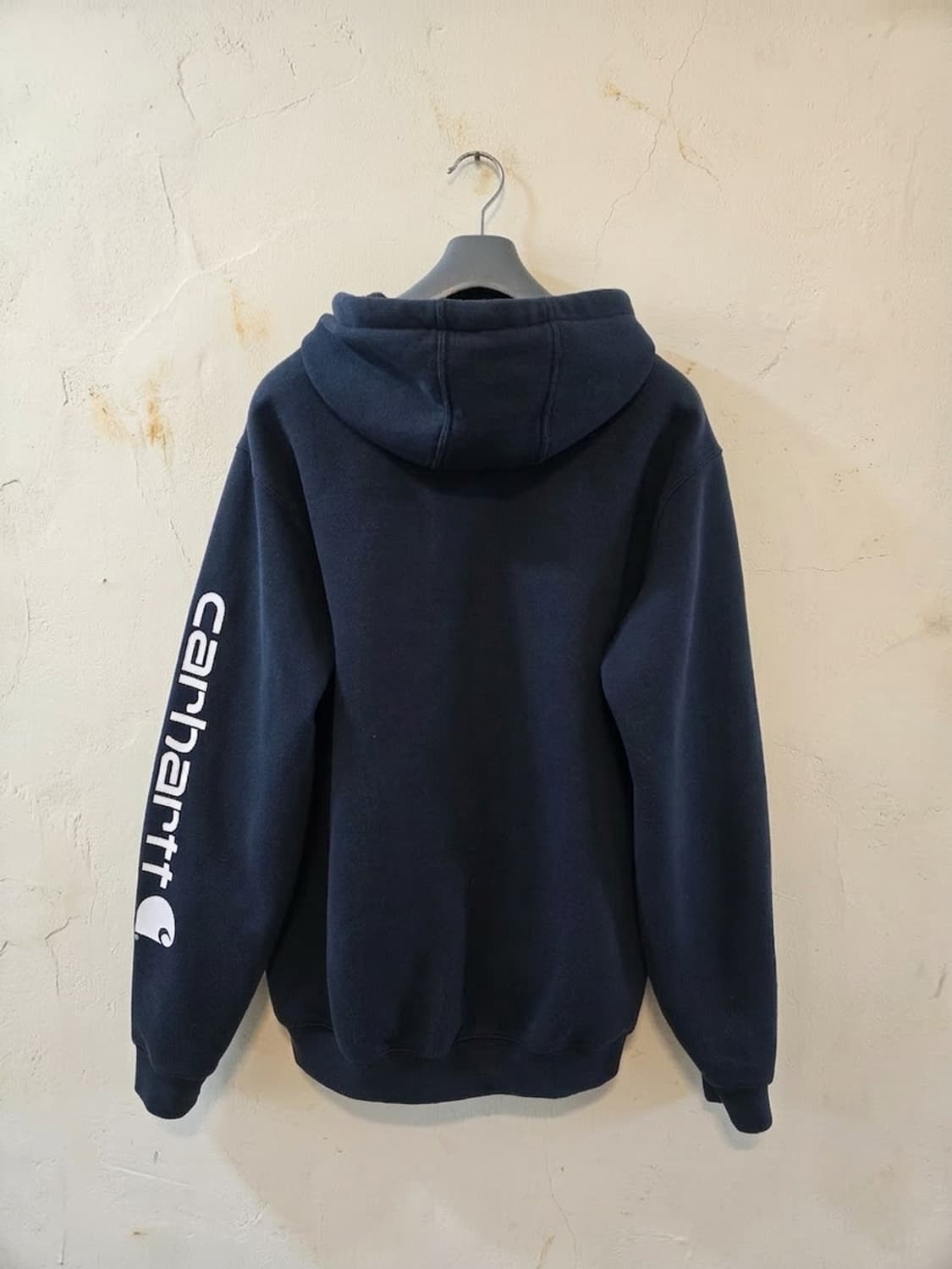 칼하트 네이비 후드티 S Original Fit 상품이미지2