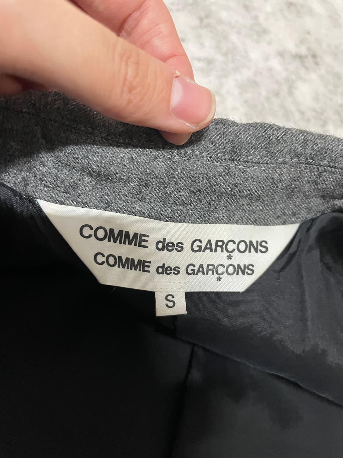 꼼데가르송 양면 자켓 s사이즈 상품이미지6