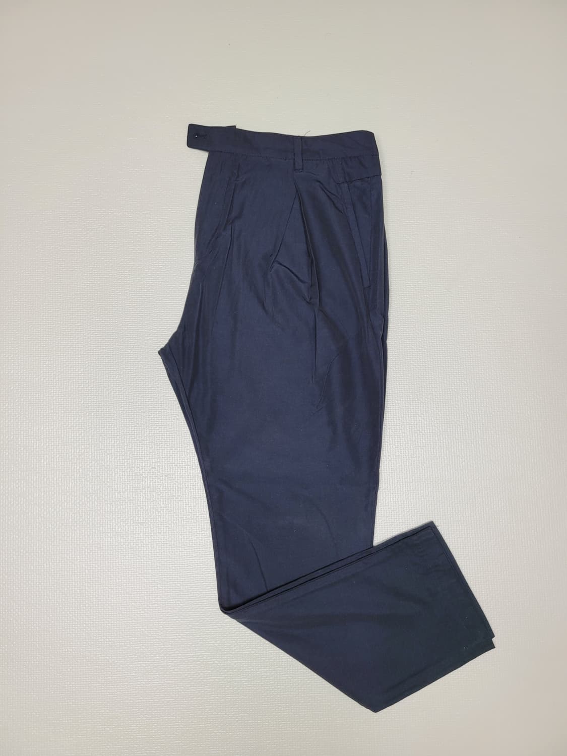 코데즈컴바인 남자 원턱 슬랙스 34 다크네이비  상품이미지2