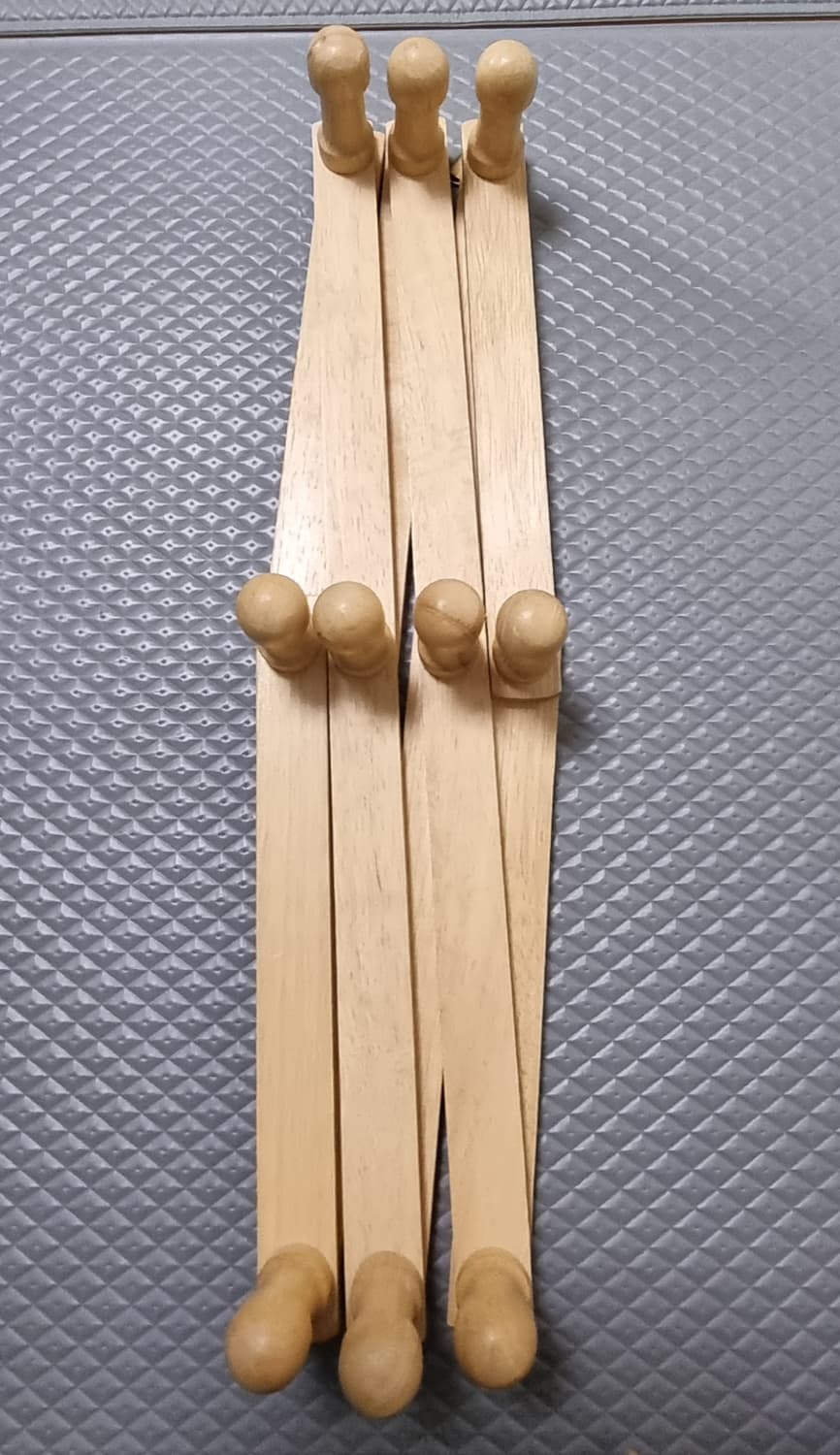 원목 자바라 접이식 벽걸이 옷걸이 상품이미지2