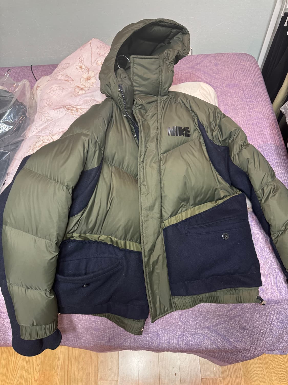 나이키 x 사카이 nrg 패딩 m사이즈 100~103 상품이미지2