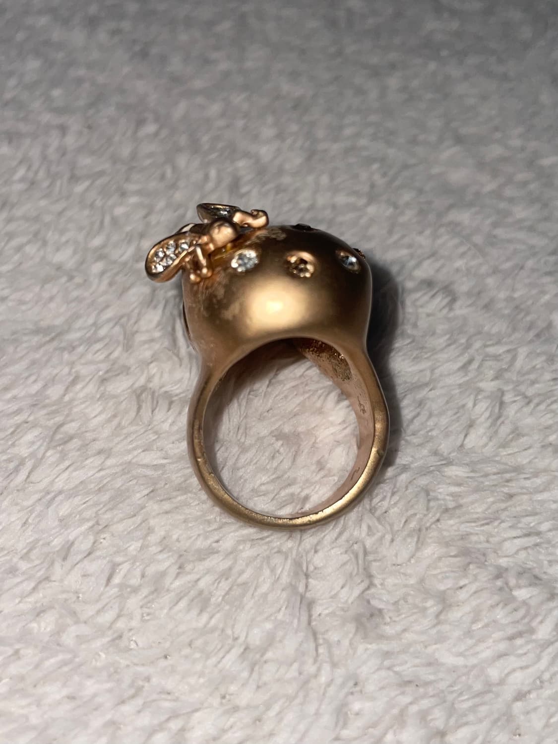 Skull cubic ring 해골 큐빅 반지 상품이미지3