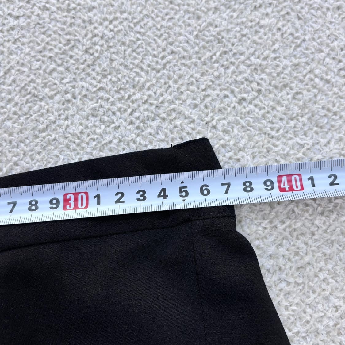 44 베네통 여성 블랙 와이드 슬랙스 0420E 상품이미지5