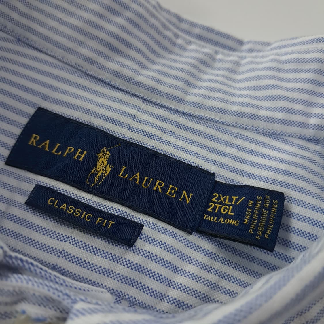 CK289 2XLT 폴로 00s 클래식 스트라이프 셔츠 남방 상품이미지3