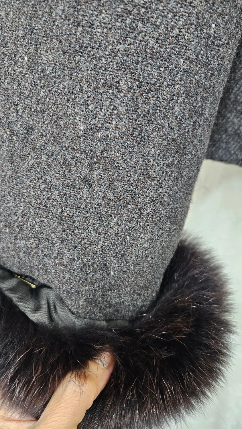 조이너스   폭스퍼 장식 핸드메이드 자켓 상품이미지3