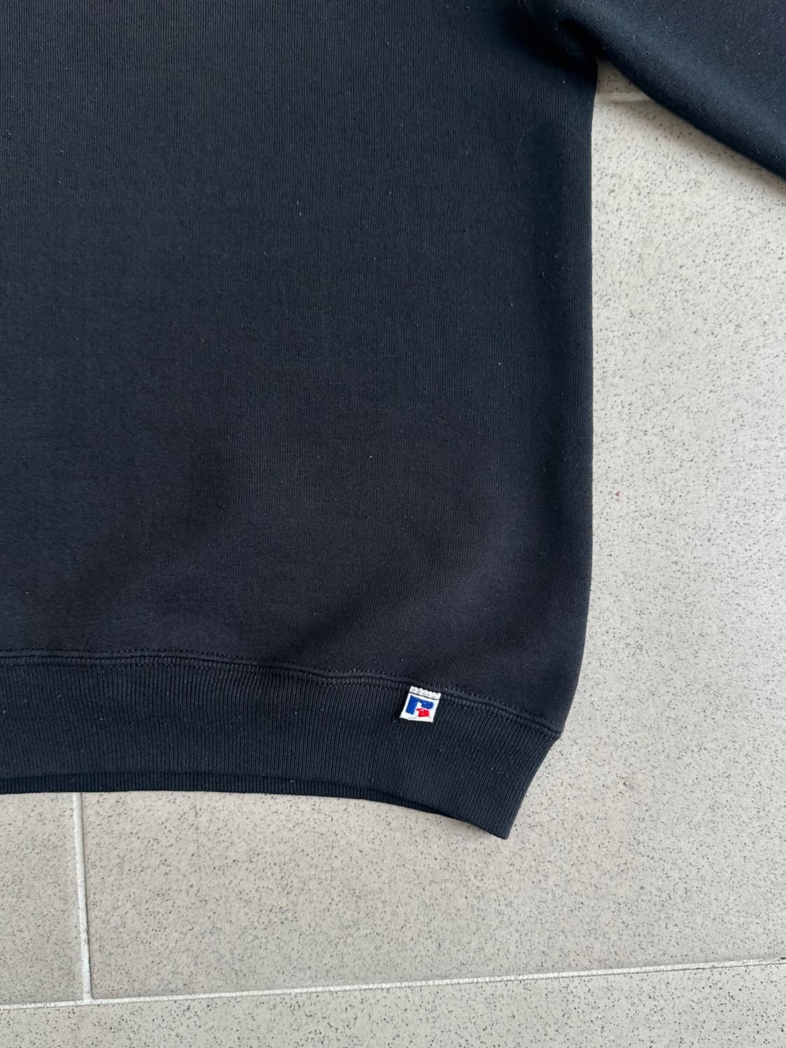 90s 빈티지 러셀 스웻셔츠 블랙 M USA 상품이미지3