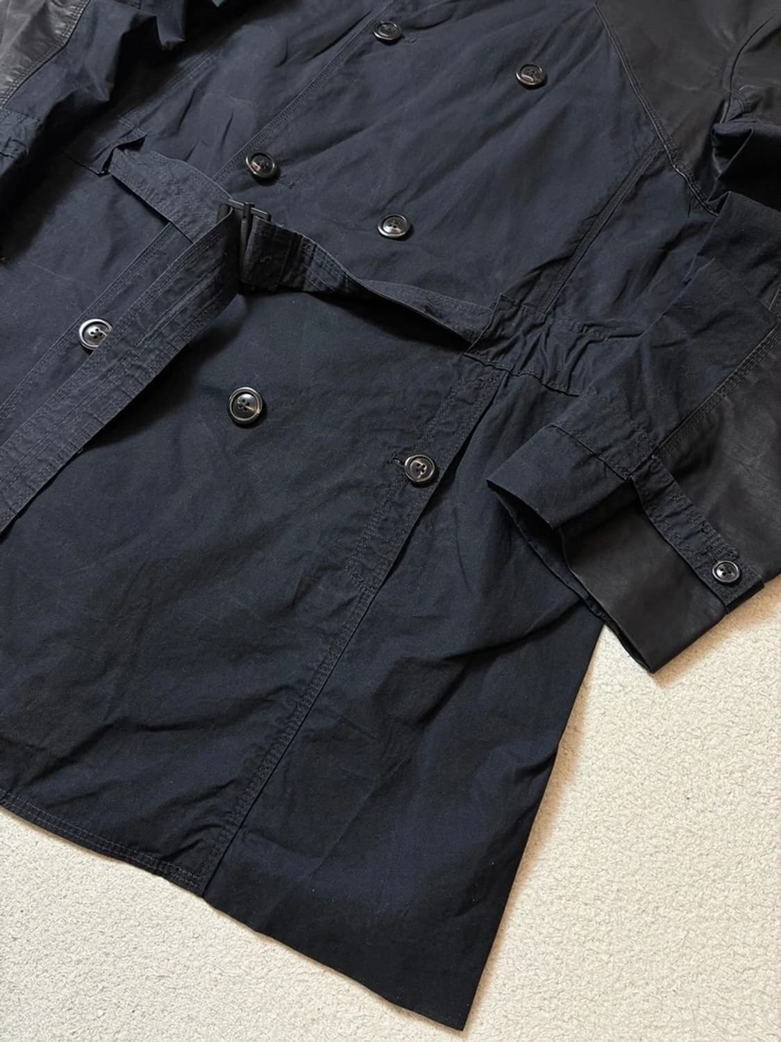 아르마니 익스체인지 00's 코팅 트림 트렌치 코트 PN7840 상품이미지4