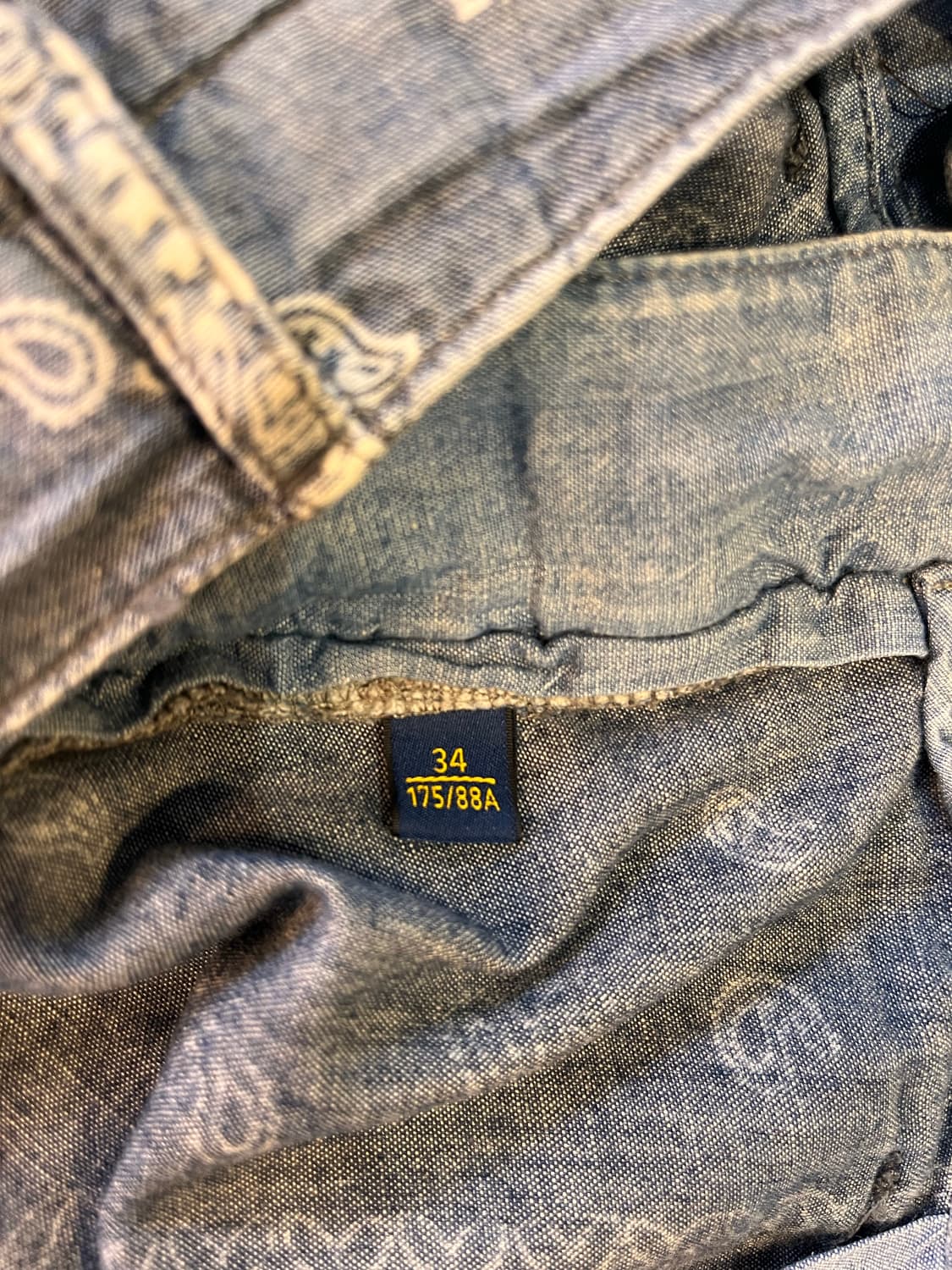 폴로 랄프로렌 페이즐리 코튼 쇼츠 34 상품이미지5