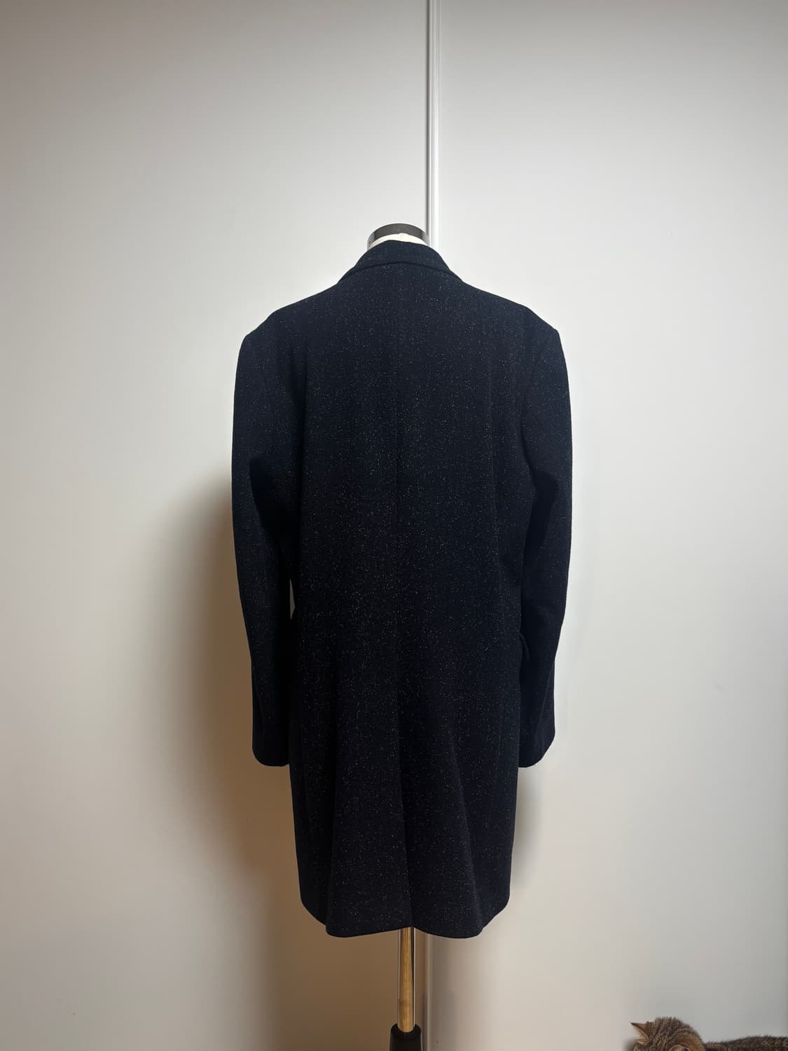 Our Legacy 울 블렌드 테일러드 피크드 더블 코트 네이비 상품이미지4