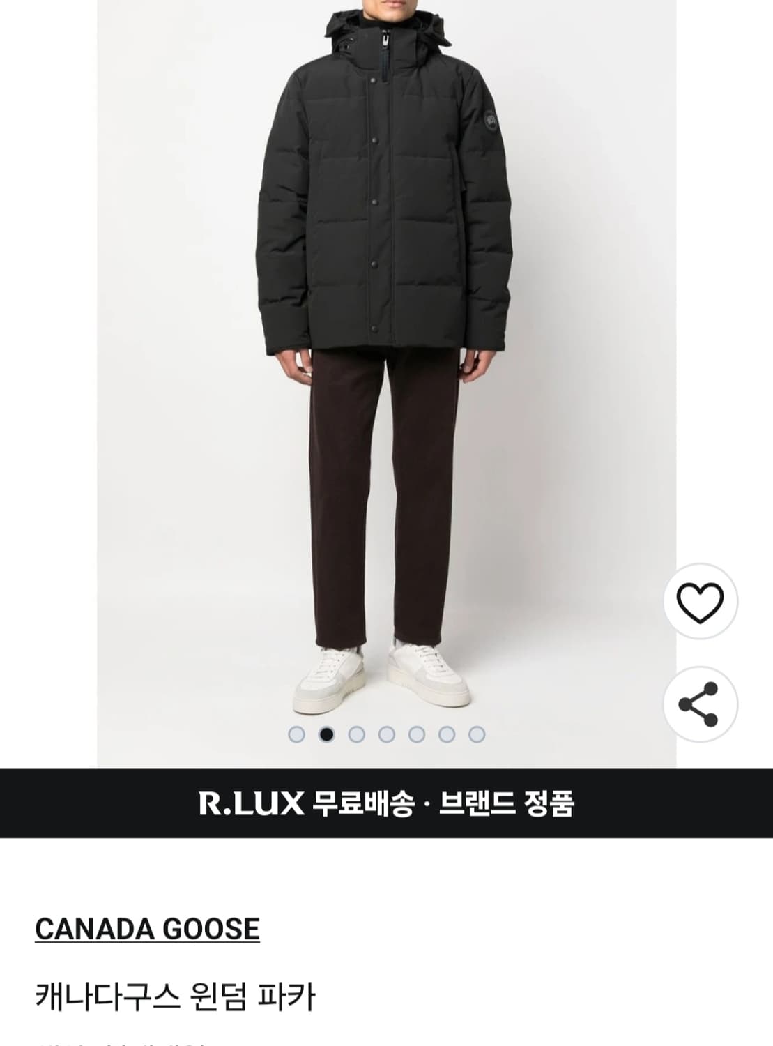 캐나다구스윈덤블랙라벨 상품이미지1