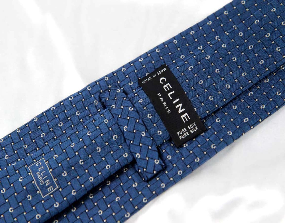 셀린느 9.4cm A+등급 C로고 명품넥타이 CELINE 상품이미지3