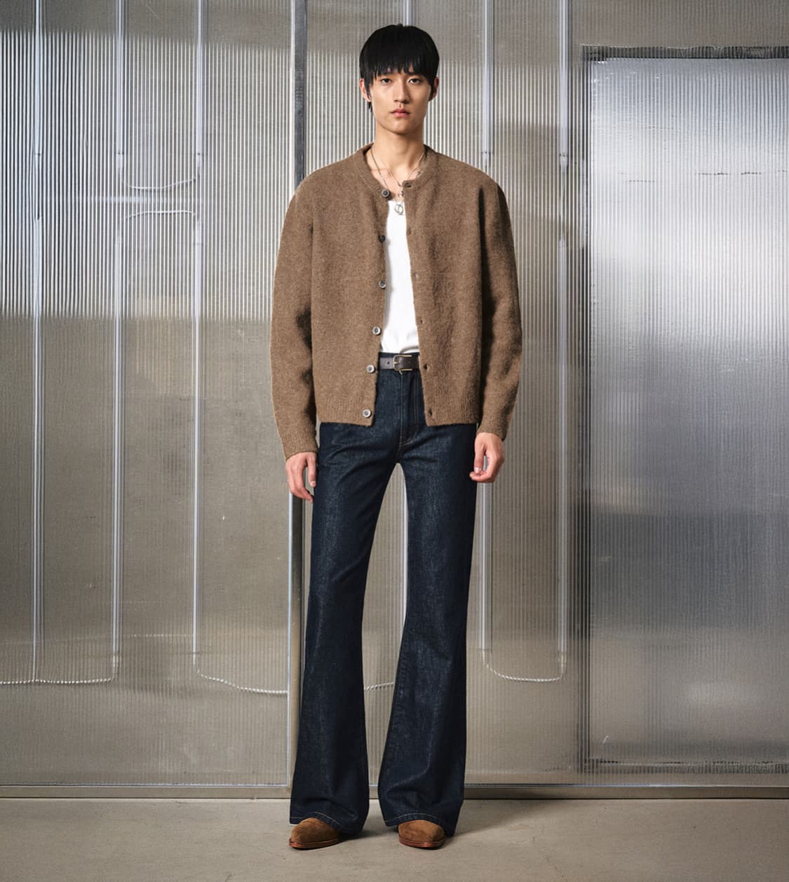 엘무드 잔느 플레어 데님 인디고  상품이미지2