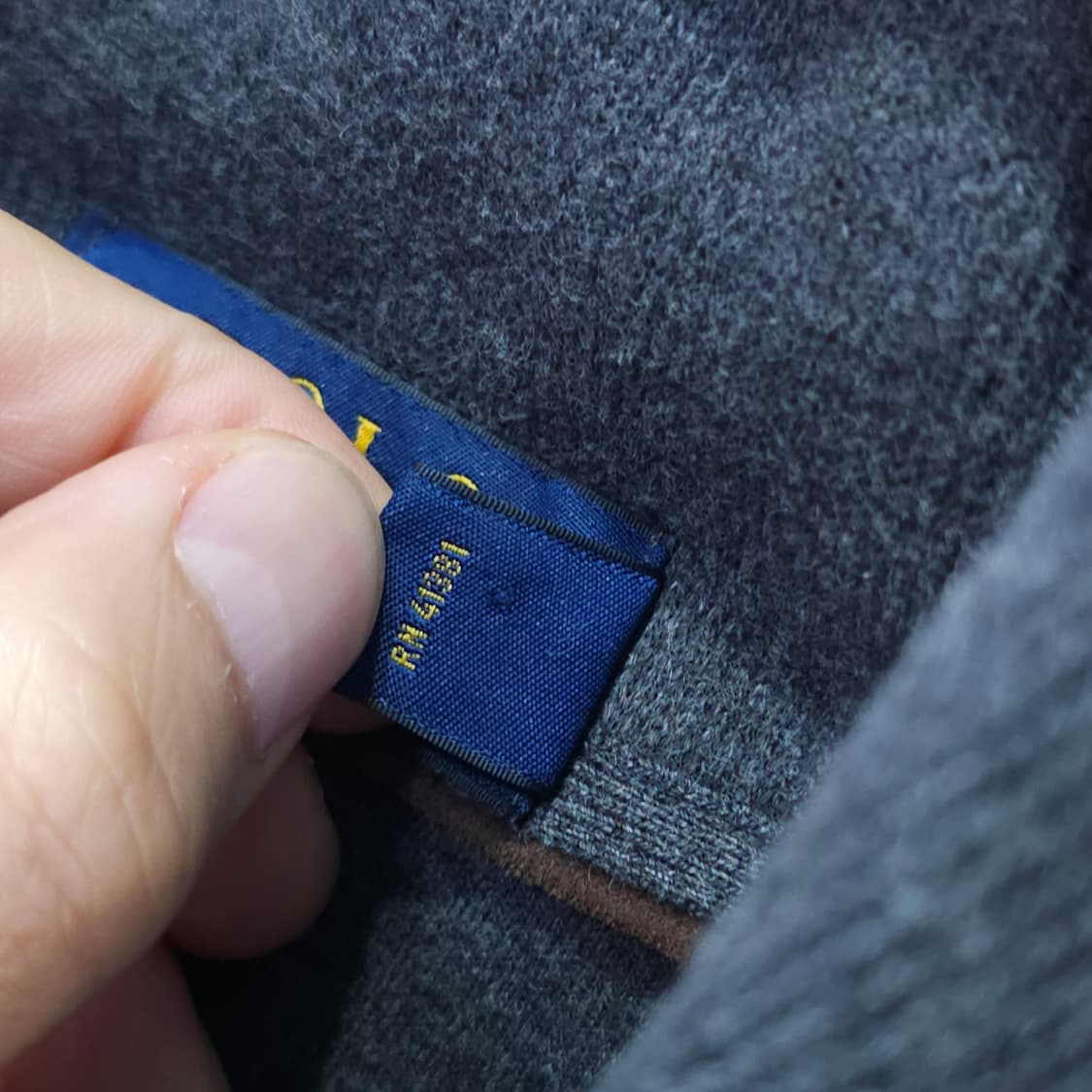 폴로랄프로렌 숄카라 엘보우패치 스웨터- XL사이즈 상품이미지7