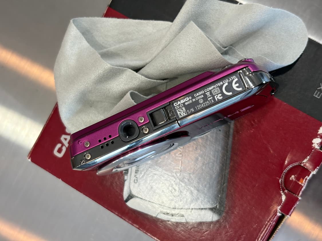 풀박/날짜표시)카시오 엑슬림 ex-z1 빈티지디카 상품이미지7