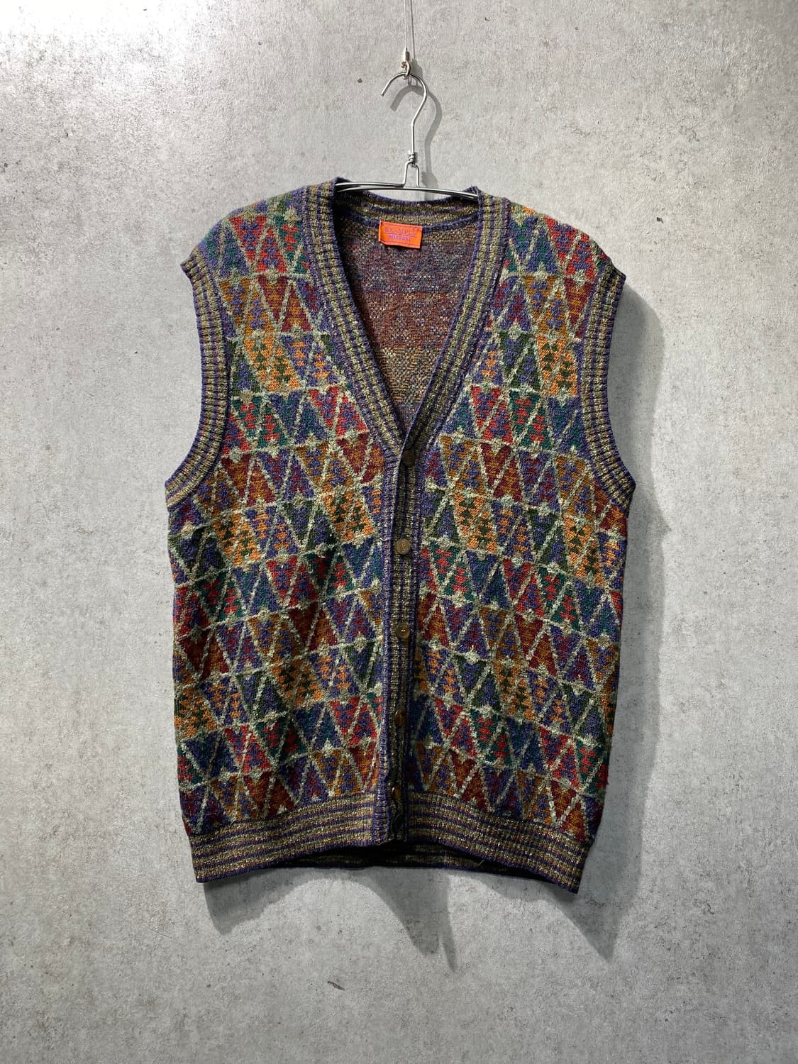 [L] EXAMPLE By Missoni 미쏘니 메리노울 니트 베스트 상품이미지1
